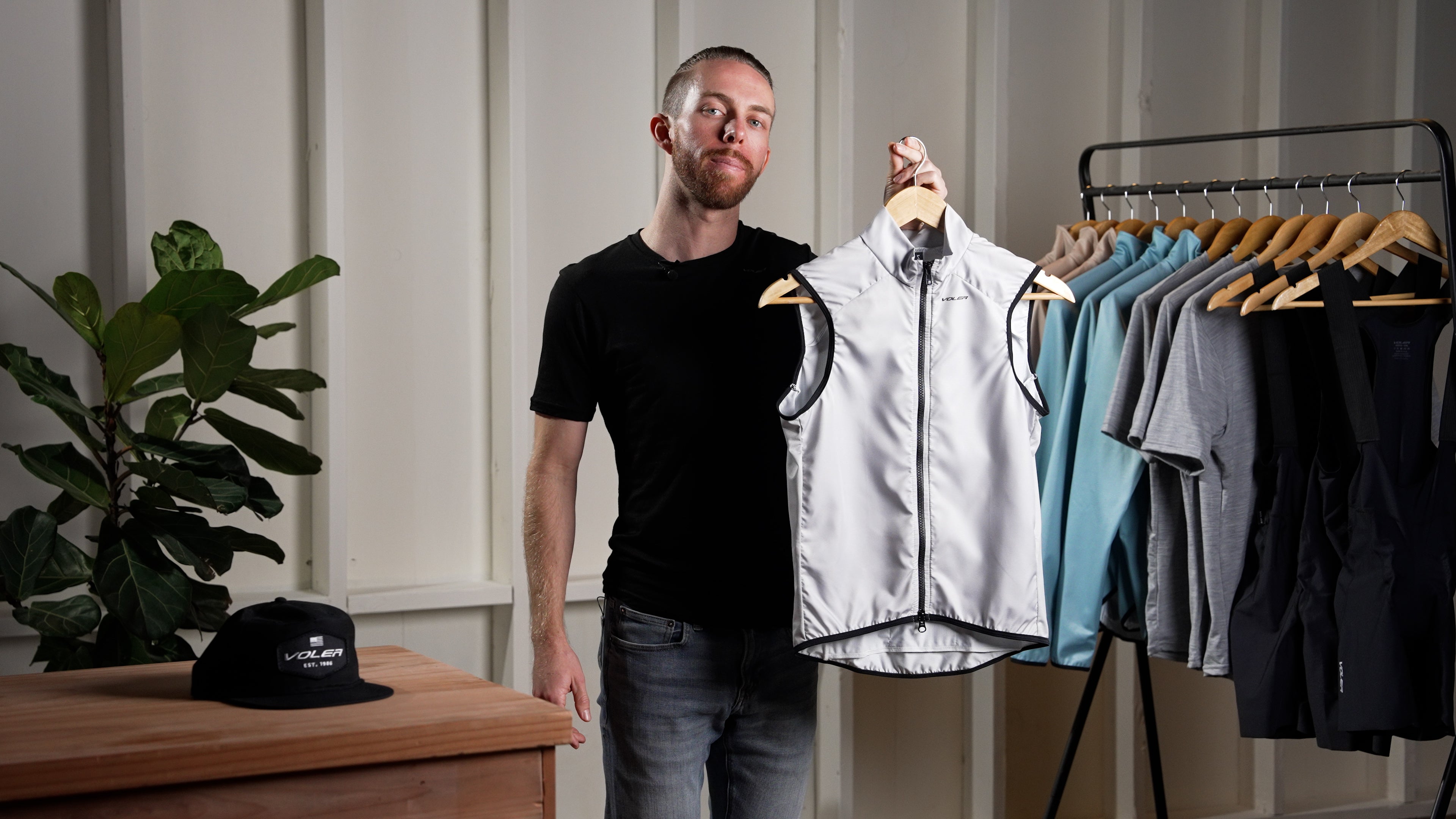 wind vest on hanger