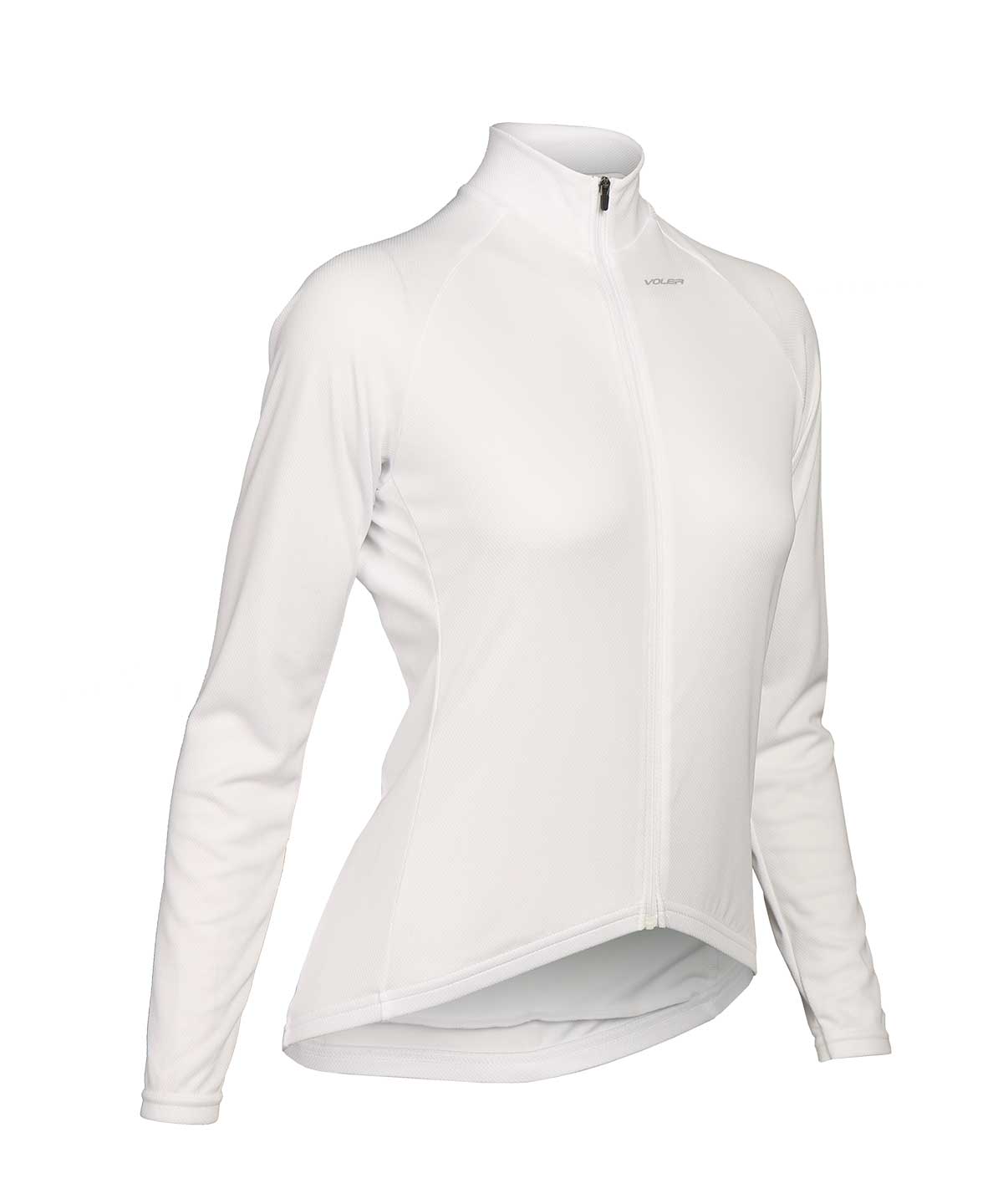 W. JET LIGHTWEIGHT LS JERSEY - Voler - WHITE - 1020L82WHT