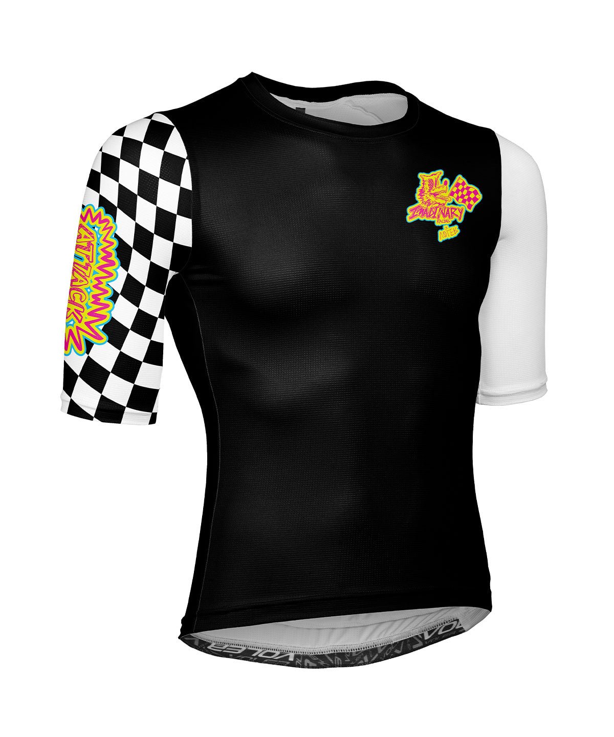 M. PRO AIR ZIPPERLESS JERSEY - IMAGINARY COLLECTIVE - Voler - BLACK - 1T101TSBLK