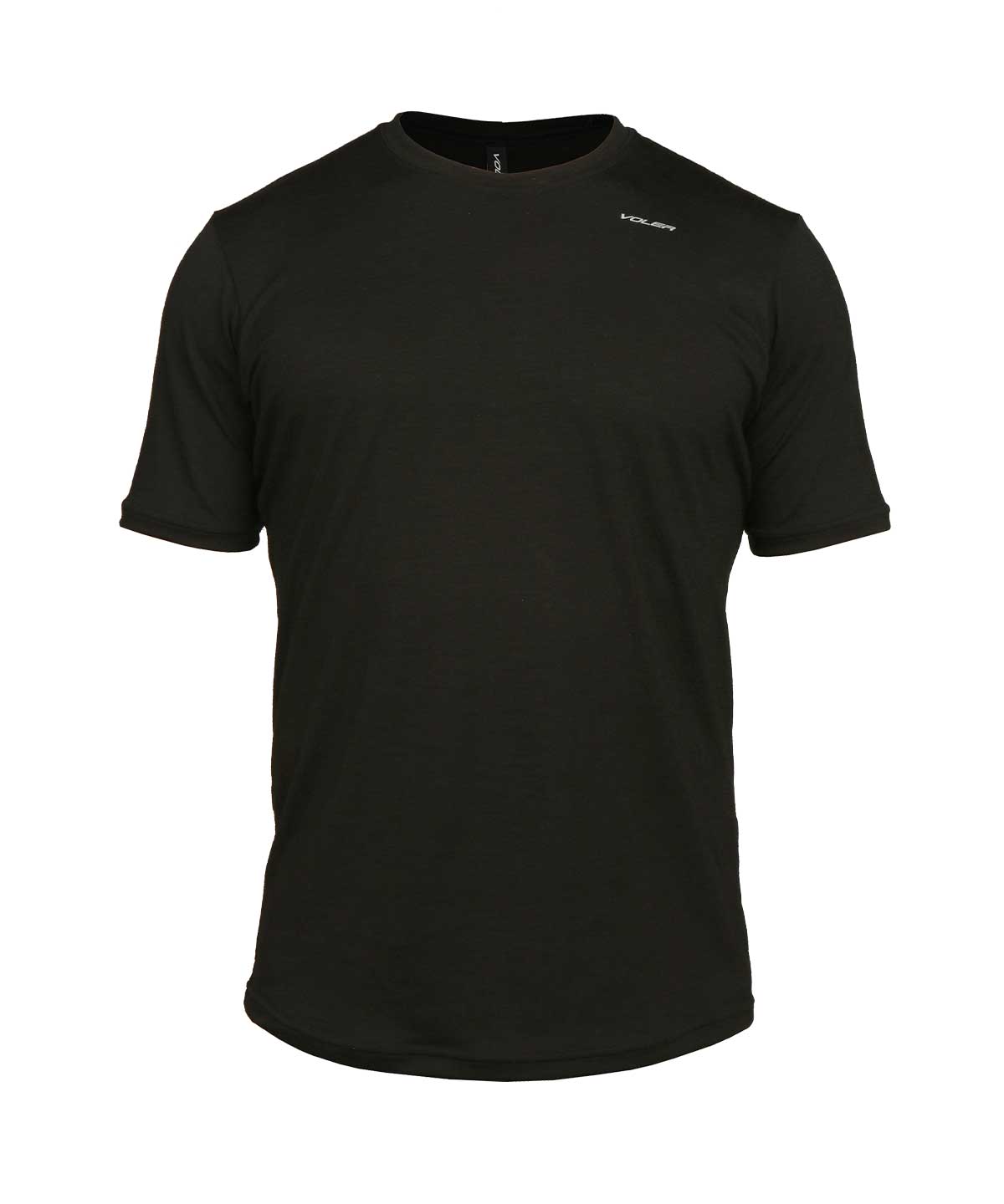 M. LIGHTWEIGHT MERINO TEE - Voler - BLACK - 1010M55BLK