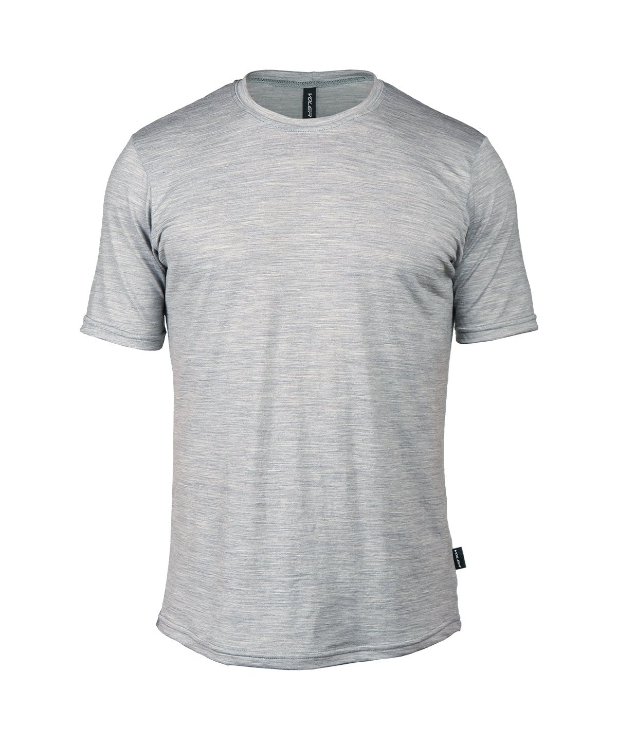 M. LIGHTWEIGHT MERINO TEE - Voler - HEATHER GREY - 1010M71GRY