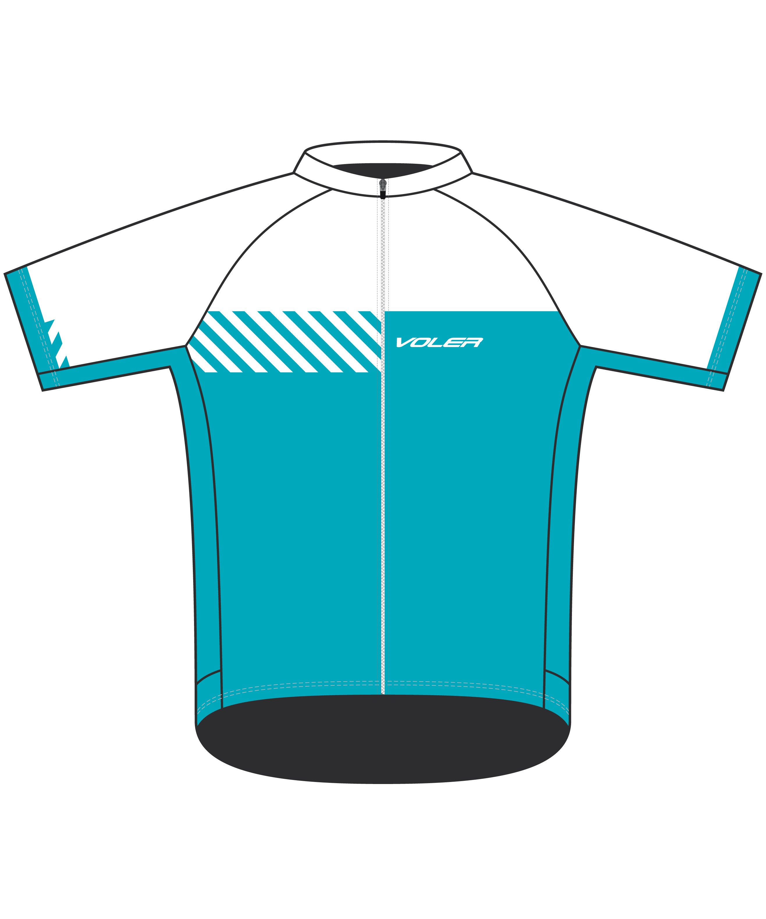 Pro Cycling Jersey, Custom Jersey, Made in the USA