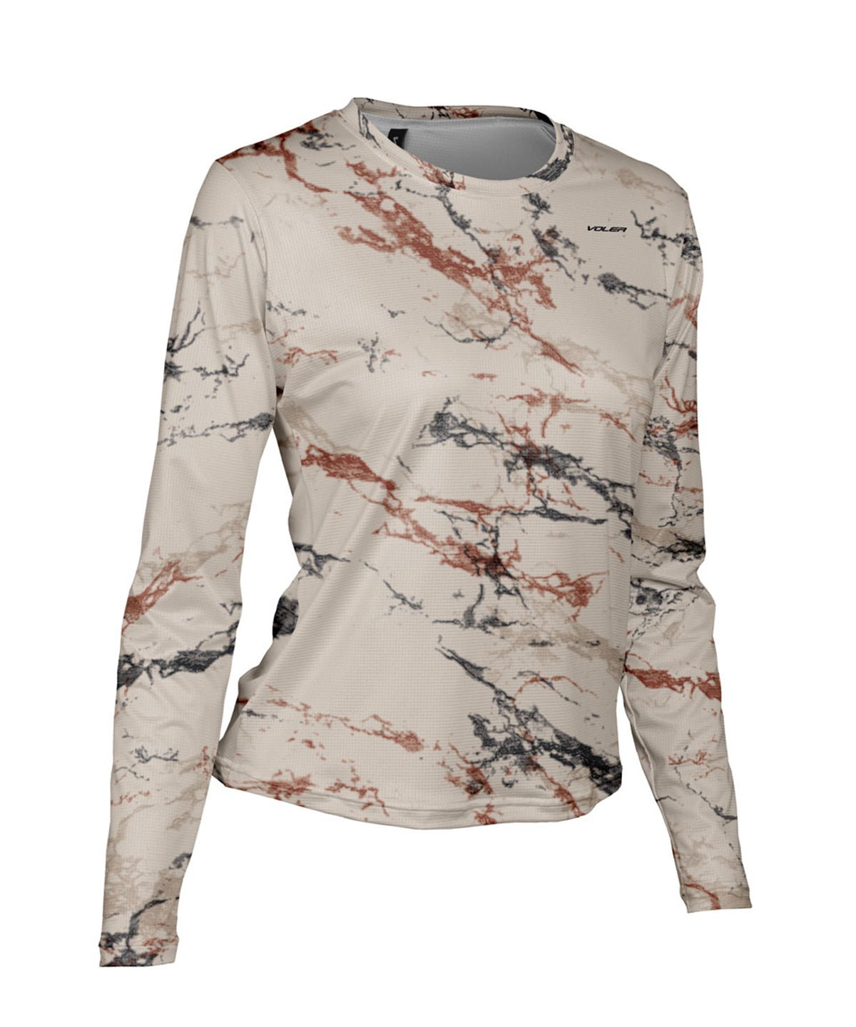 W. ENDURANCE AIR LS TEE - DEBRUHL MARBLE - Voler - SAND - 1T201TVSND