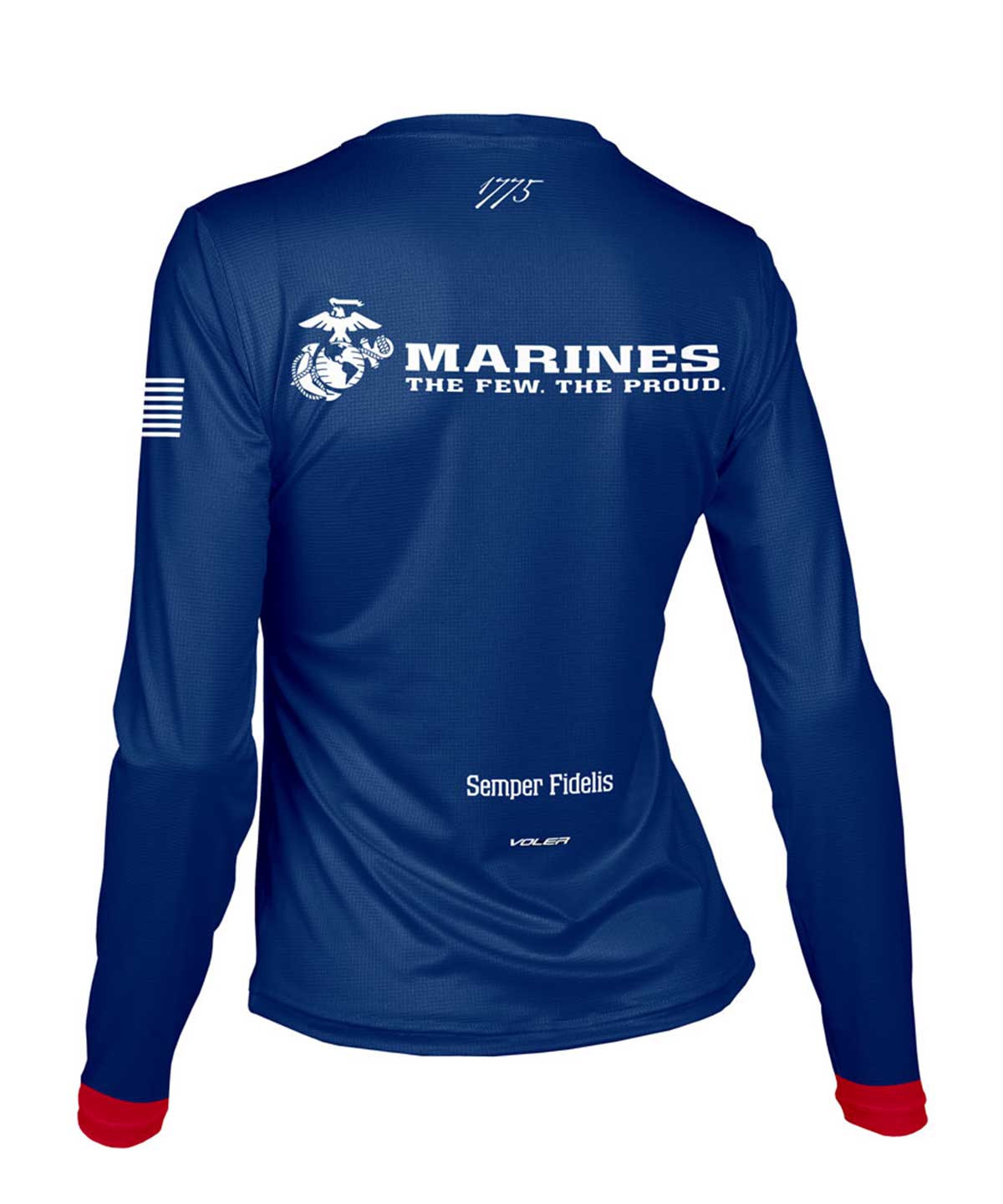 W. ENDURANCE AIR LS TEE - USMC - Voler - NAVY - 1T201SINVY