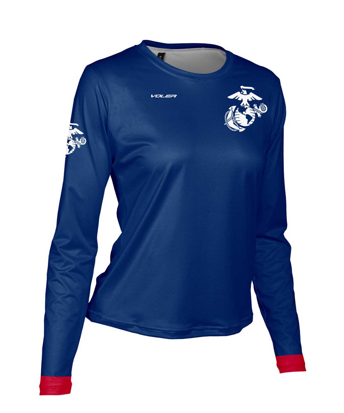 W. ENDURANCE AIR LS TEE - USMC - Voler - NAVY - 1T201SINVY