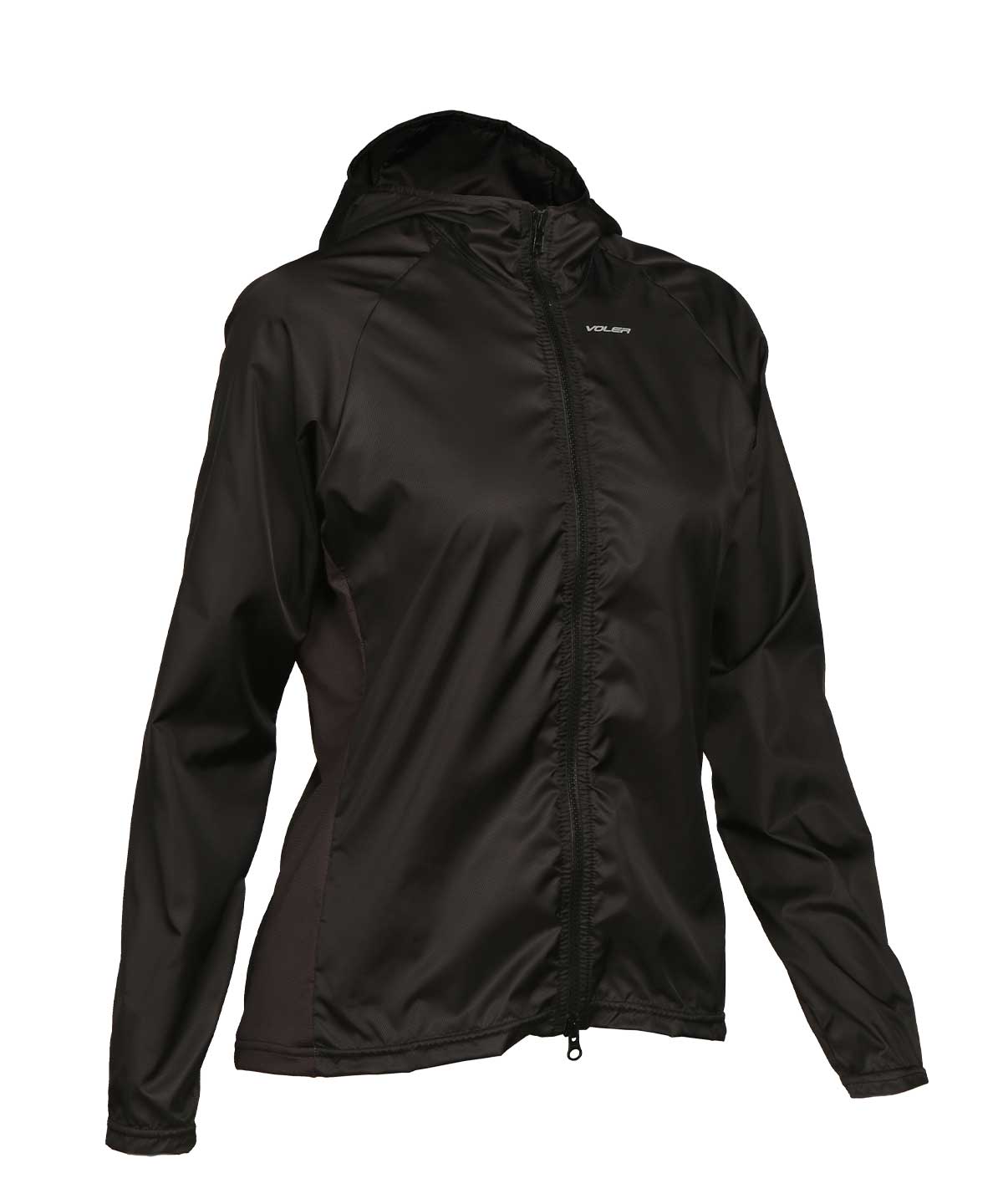 W. FLYBY HOODIE - Voler - BLACK - 1020M36BLK