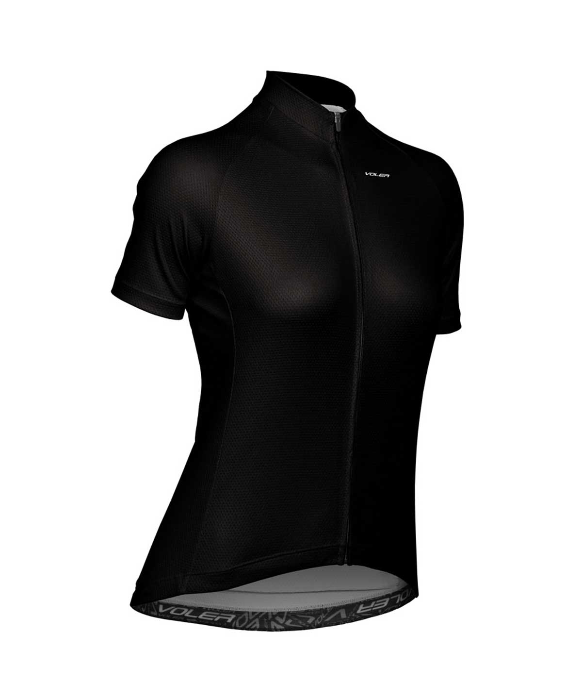 W. PELOTON RACE JERSEY - SOLID - Voler - BLACK - 1T201QGBLK