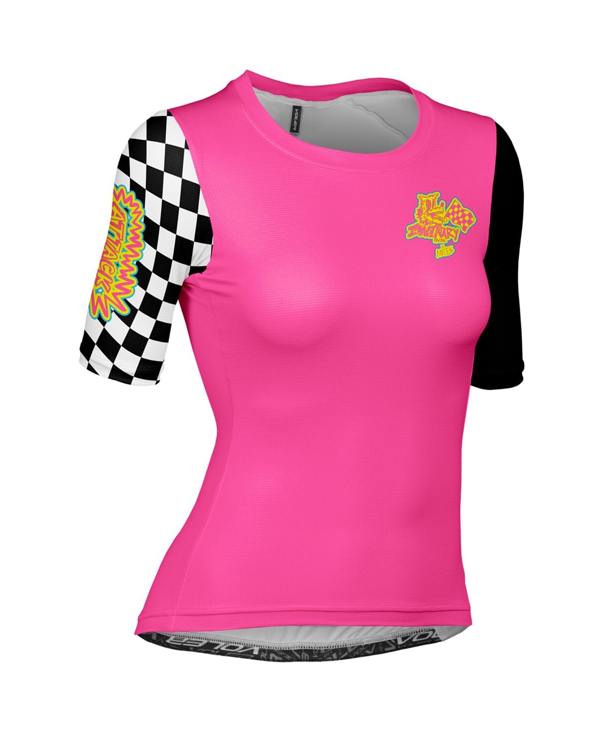 W. PRO AIR ZIPPERLESS JERSEY - IMAGINARY COLLECTIVE - Voler - HOT PINK - 1T201TSHPK