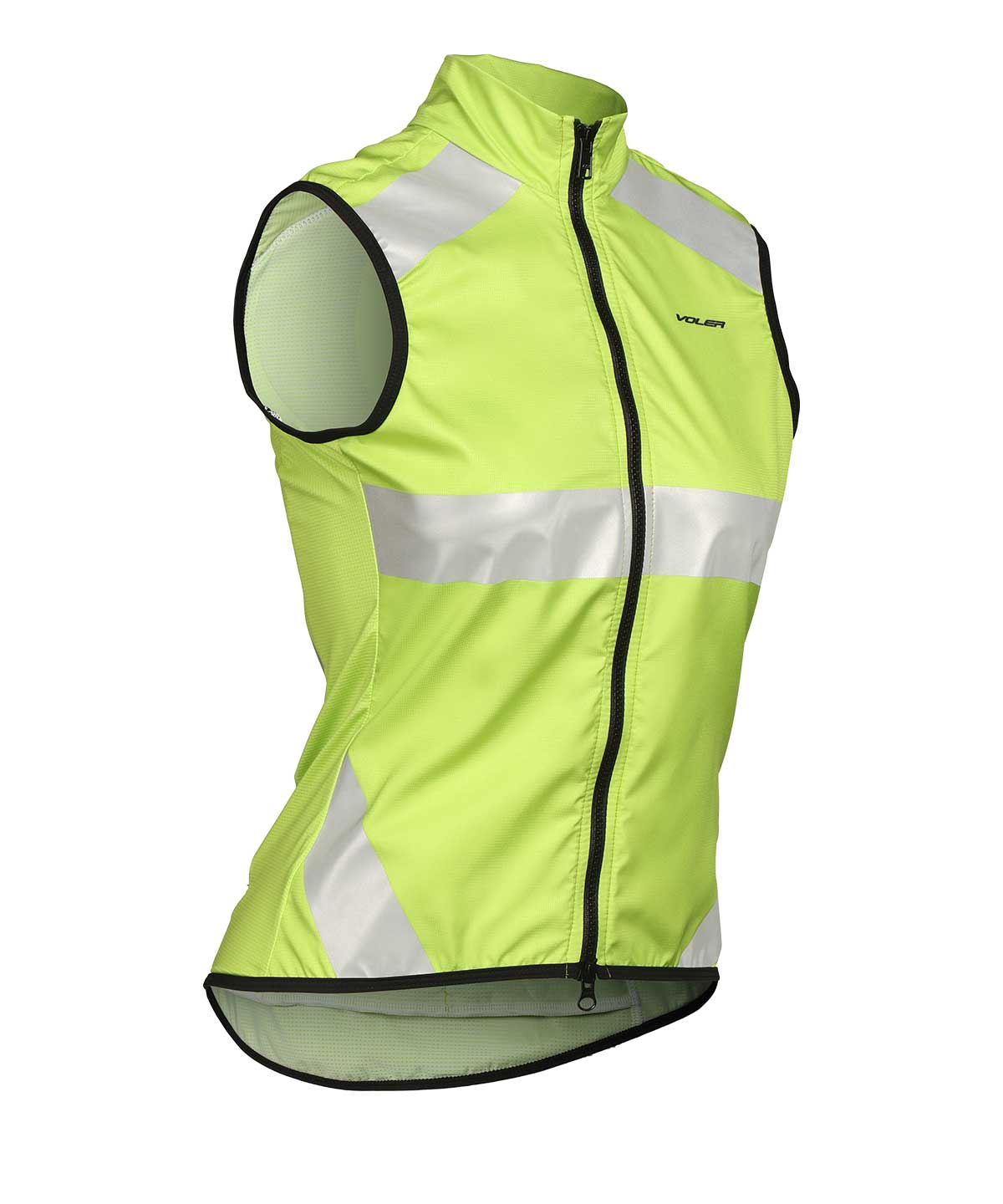 W. REFLECTIVE WIND VEST - Voler - ACID LIME - 1020M42PRT