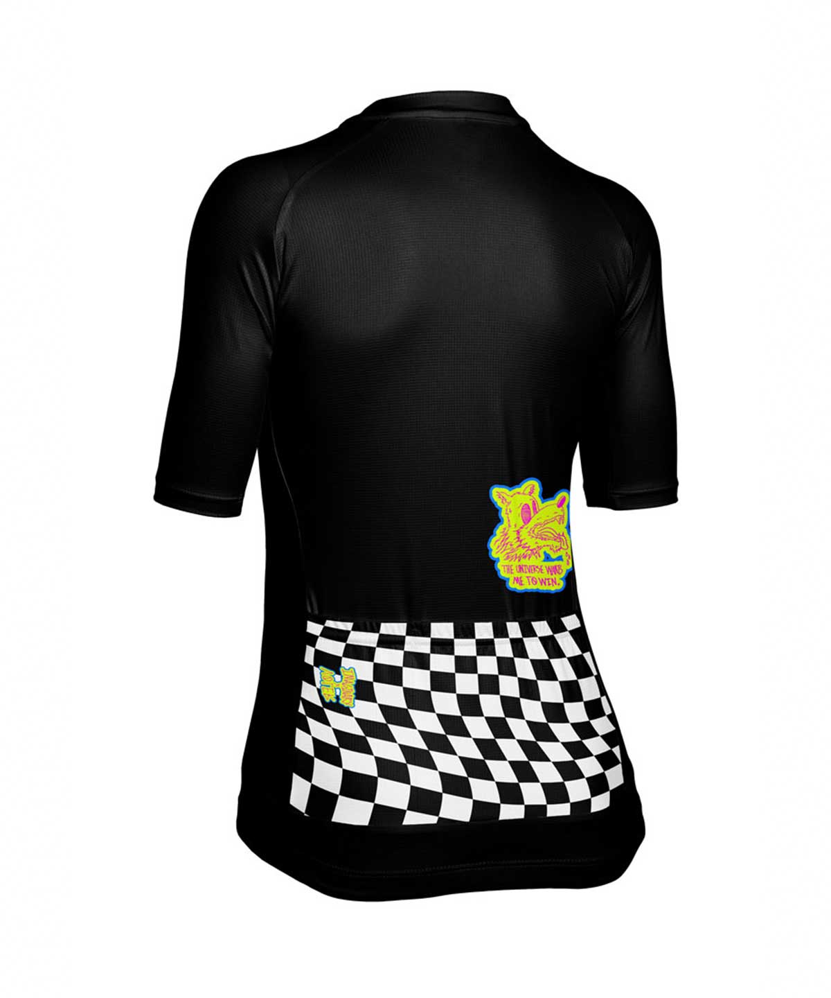 W. VELOCITY AIR JERSEY - IMAGINARY COLLECTIVE - Voler - BLACK AND WHITE - 1T201TQBLK