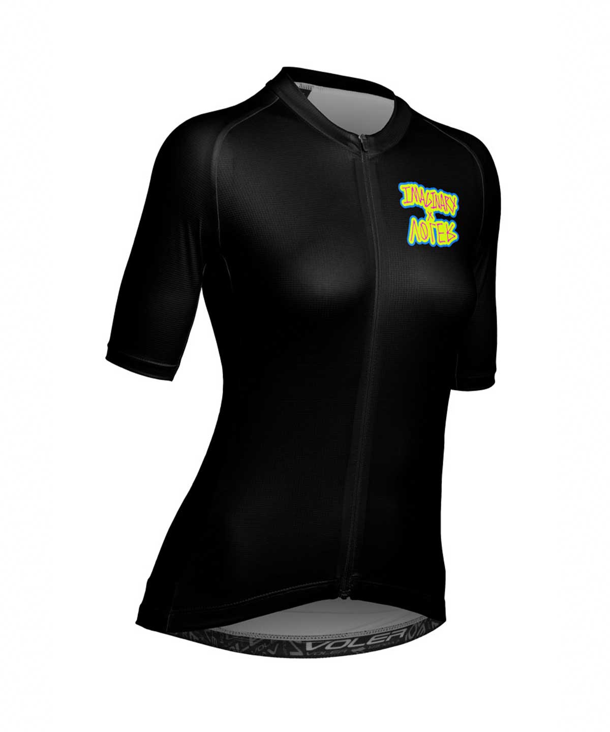 W. VELOCITY AIR JERSEY - IMAGINARY COLLECTIVE - Voler - BLACK AND WHITE - 1T201TQBLK