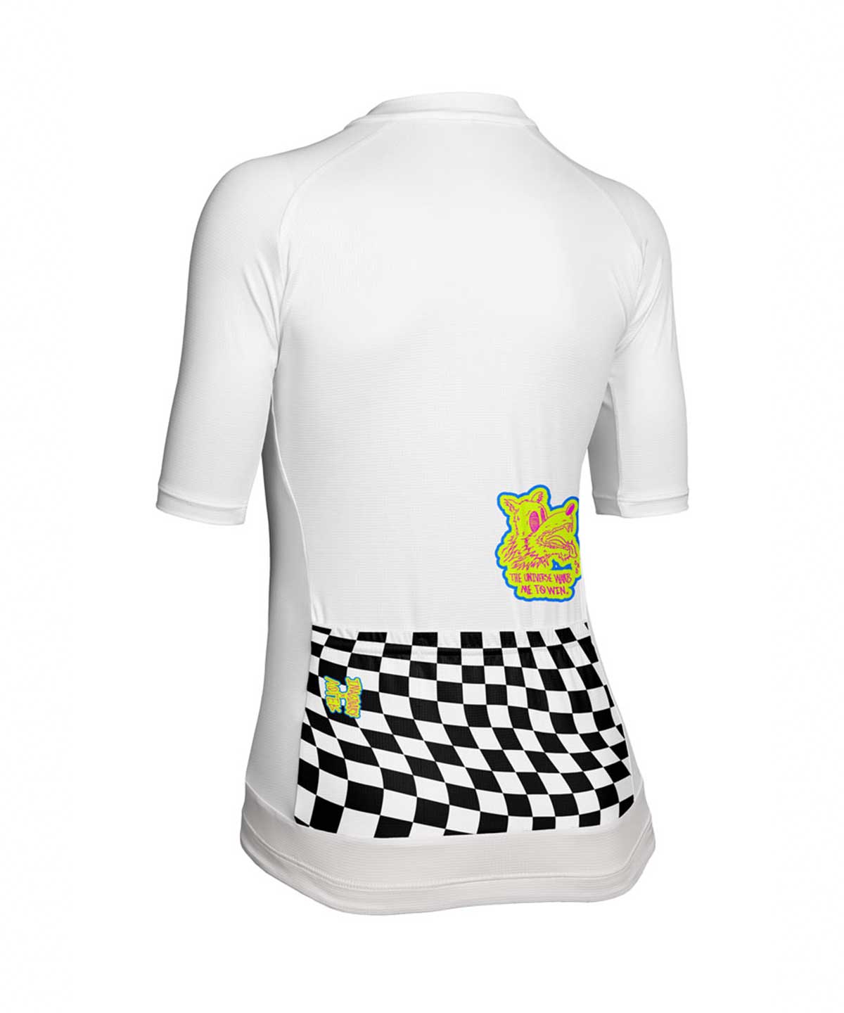 W. VELOCITY AIR JERSEY - IMAGINARY COLLECTIVE - Voler - BLACK AND WHITE - 1T201TQBLK