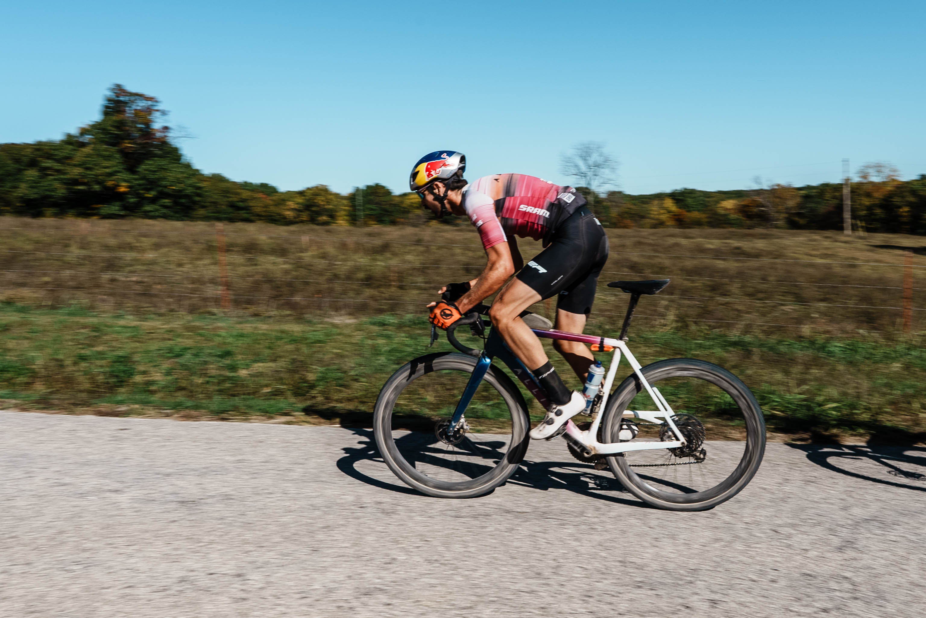 Payson riding on pavement