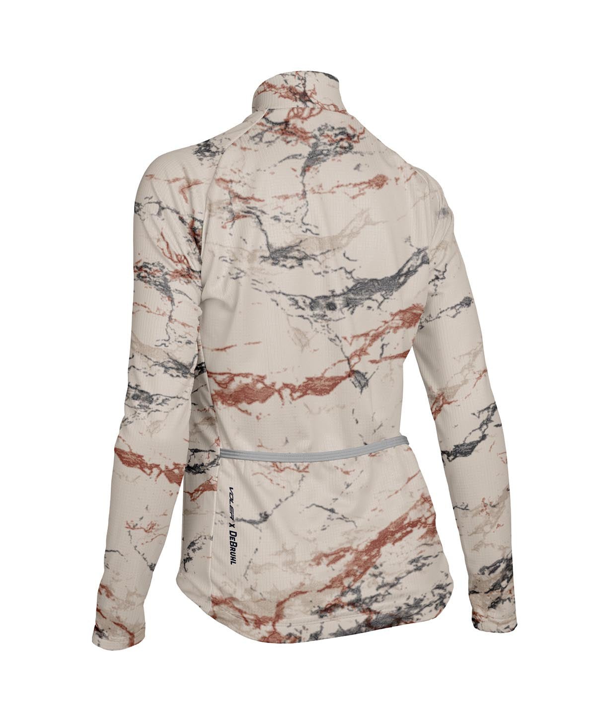 W. PELOTON THERMAL JERSEY - DEBRUHL MARBLE