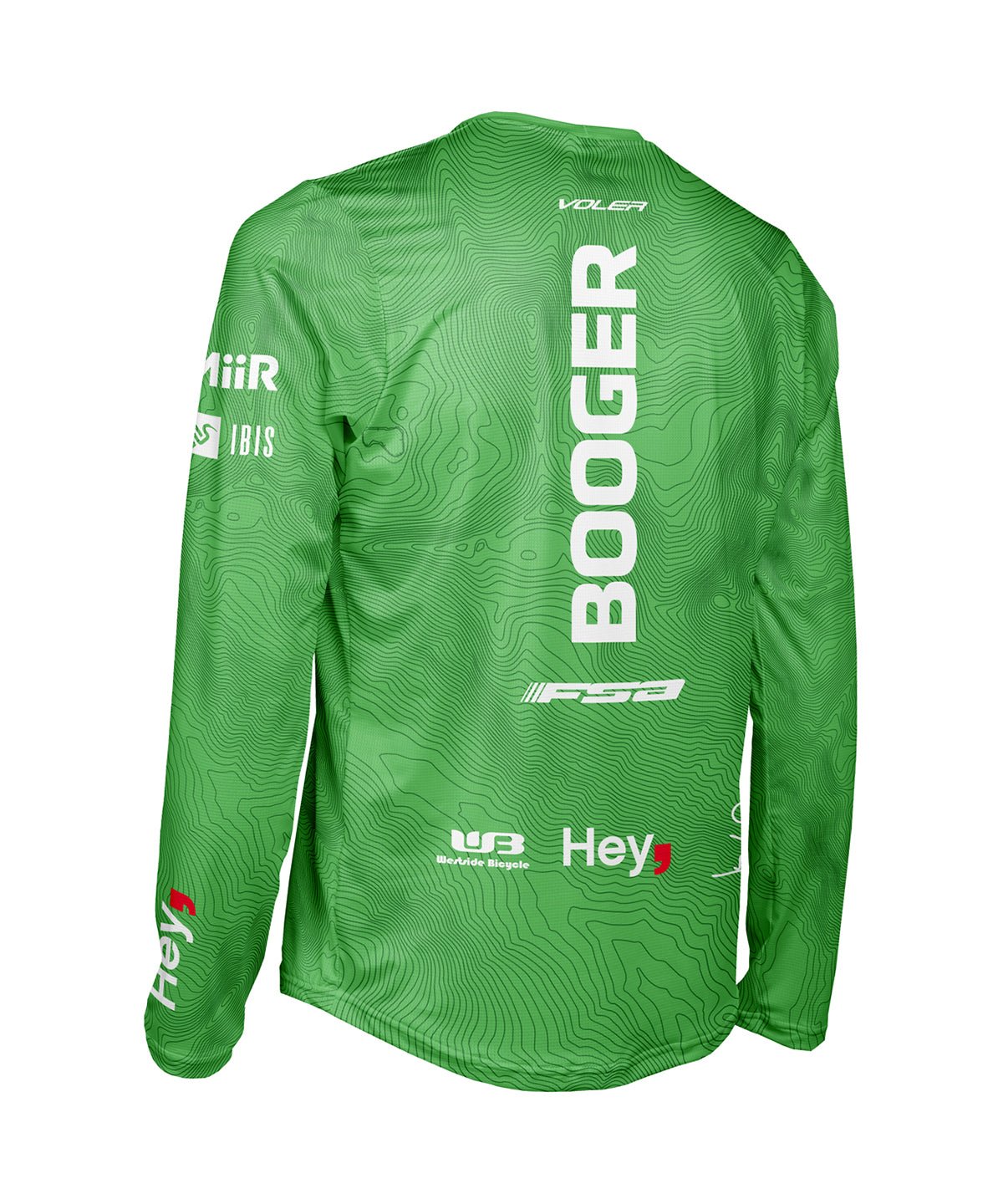 M. ENDURANCE AIR LS TEE - TEAM BOOGER - Voler - GREEN - 1T101WQGRN