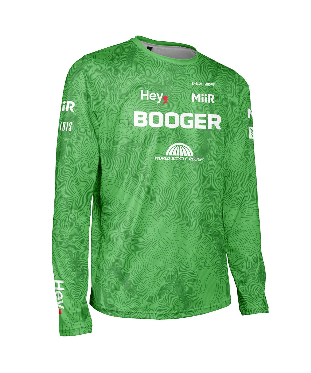 M. ENDURANCE AIR LS TEE - TEAM BOOGER - Voler - GREEN - 1T101WQGRN