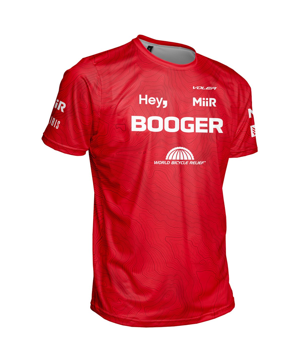 M. ENDURANCE AIR TEE - TEAM BOOGER - Voler - RED - 1T101WPRED