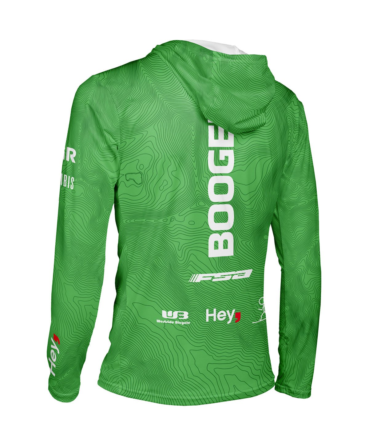 M. ENDURANCE AIR SUN HOODIE - TEAM BOOGER - Voler - GREEN - 1T101WRGRN