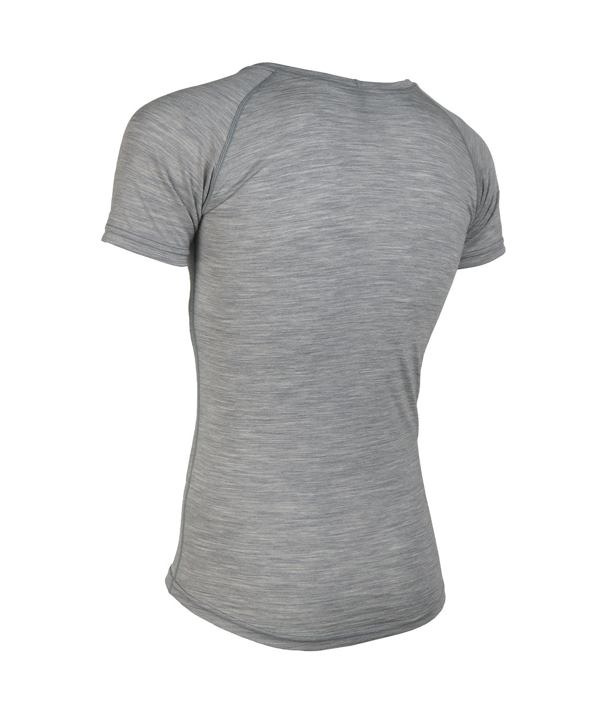 M. LIGHTWEIGHT MERINO SS BASE - GREY HEATHER