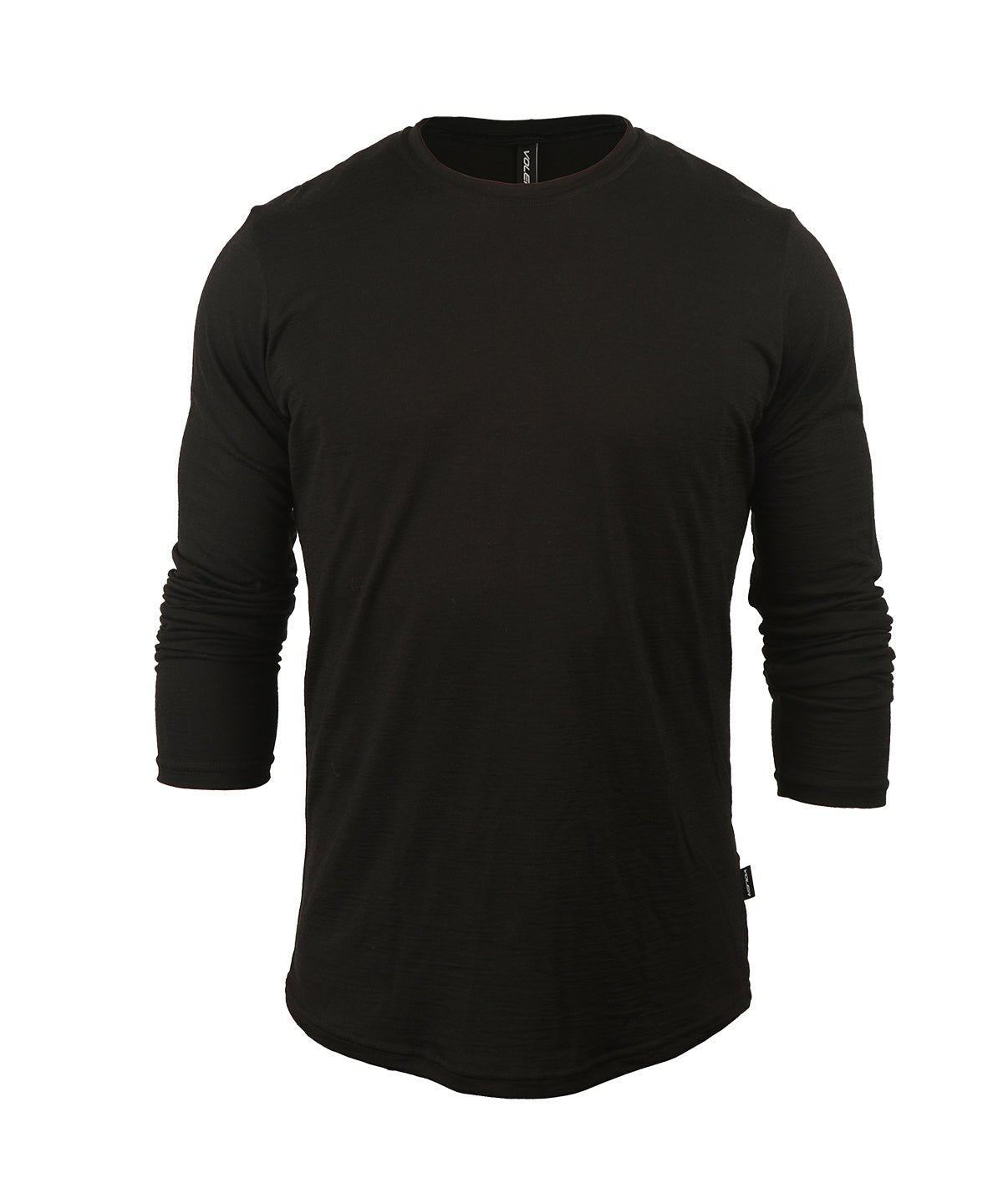 M. LIGHTWEIGHT MERINO LS TEE - BLACK - Voler - XSM - 1010N61BLK