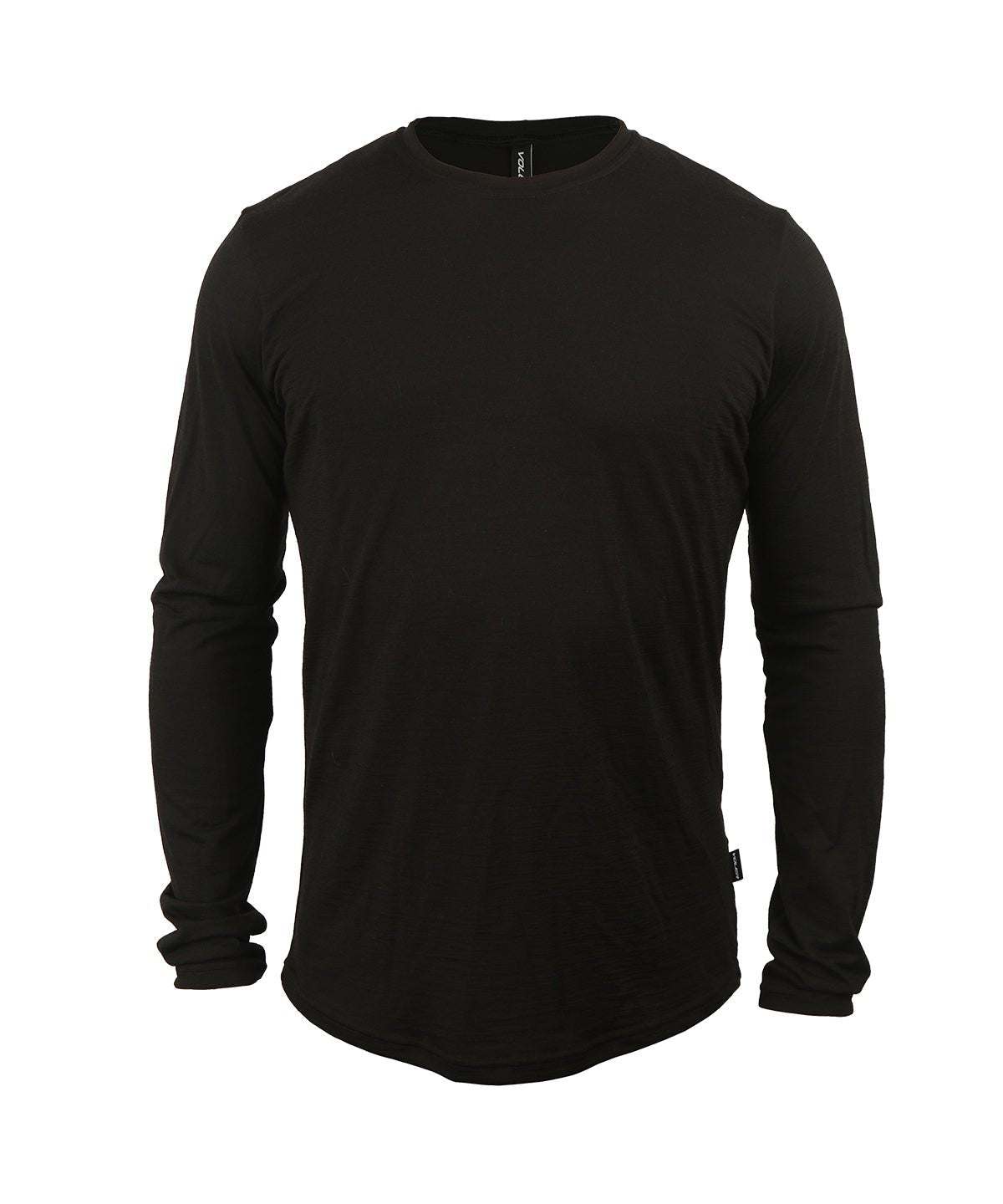 M. LIGHTWEIGHT MERINO LS TEE - Voler - BLACK -