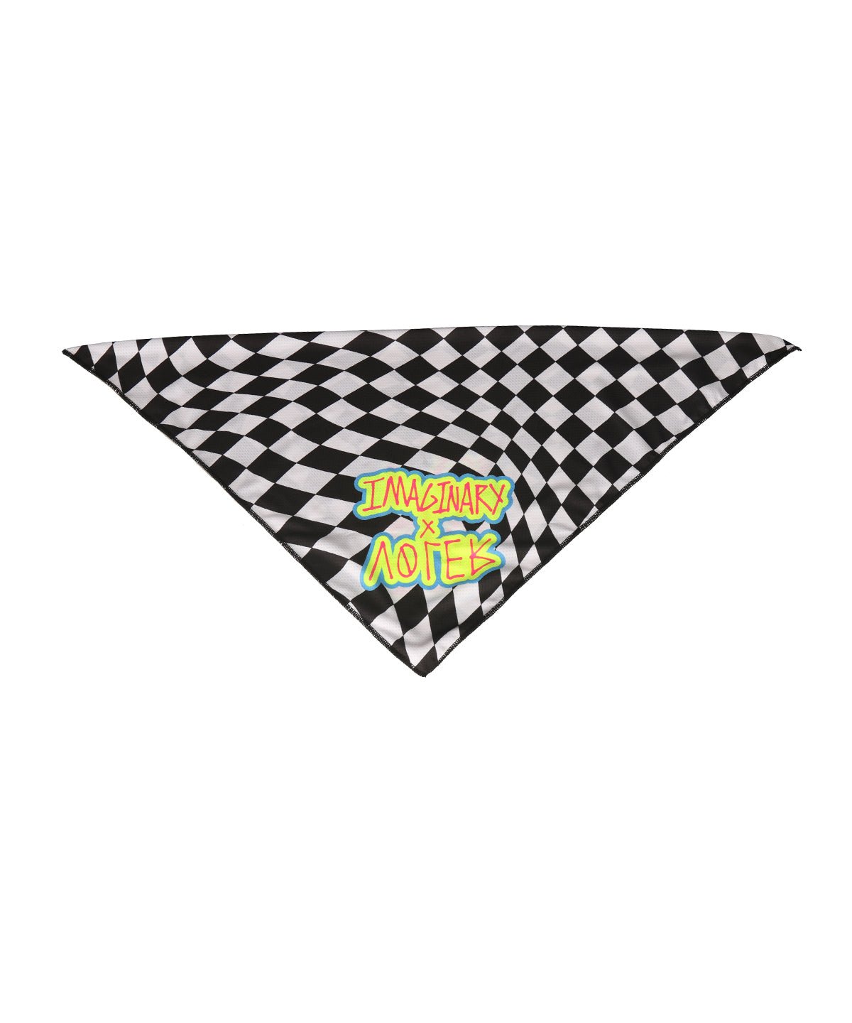BANDANA - IMAGINARY CHECKS - Voler - BLACK AND WHITE CHECKERS - 1240680PRT