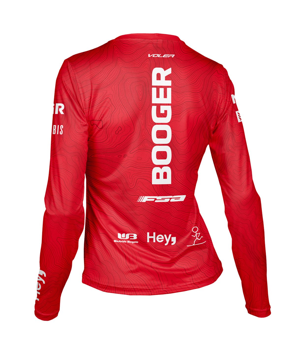 W. ENDURANCE AIR LS TEE - TEAM BOOGER - Voler - GREEN - 1T201WQGRN