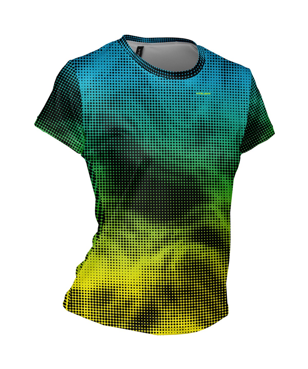 W. ENDURANCE AIR TEE - DIGITAL SEA - Voler - GREEN - 1T201X0GRN