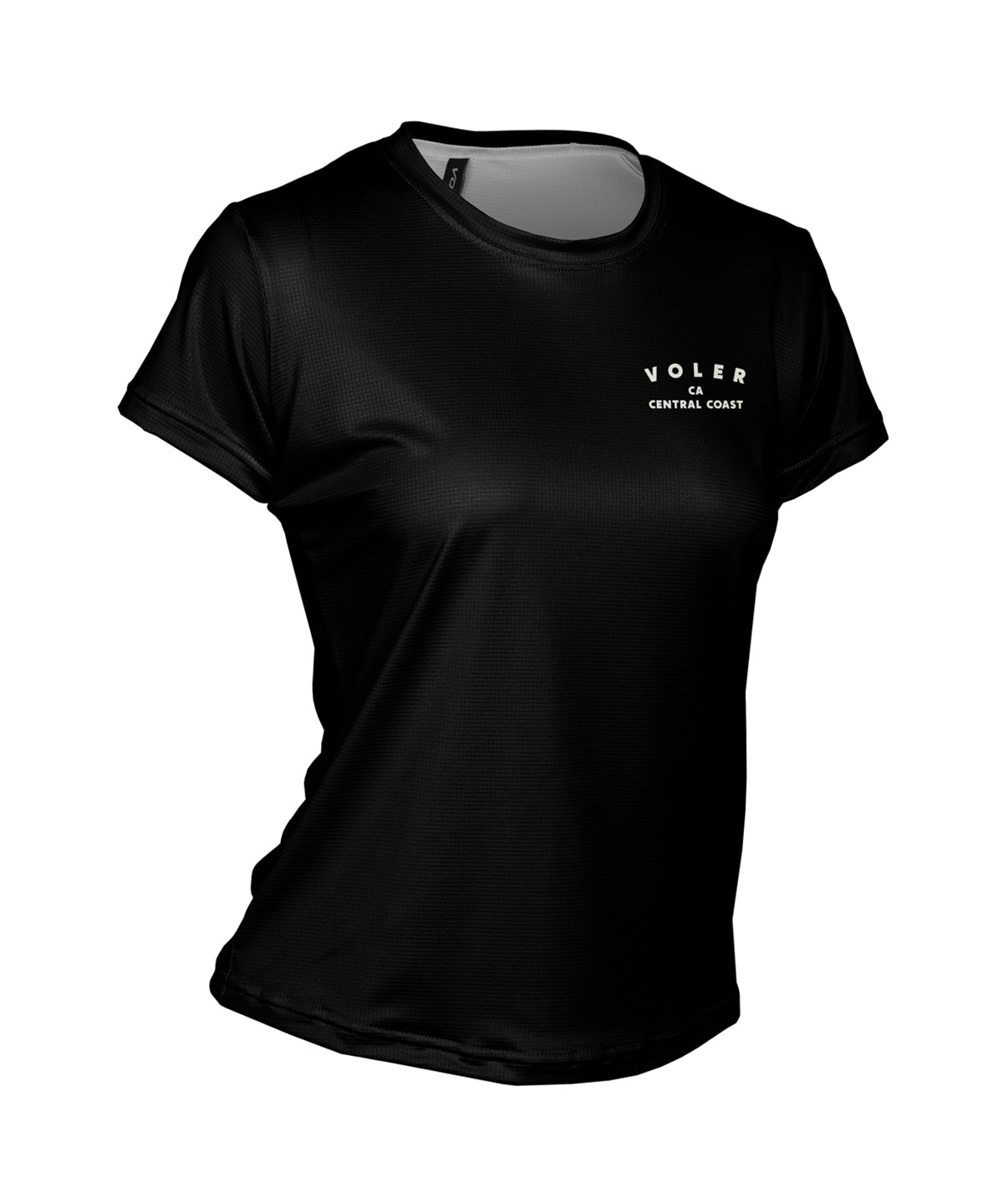 W. ENDURANCE AIR TEE - QLTY APPAREL - Voler - BLACK - 1T201ZNBLK
