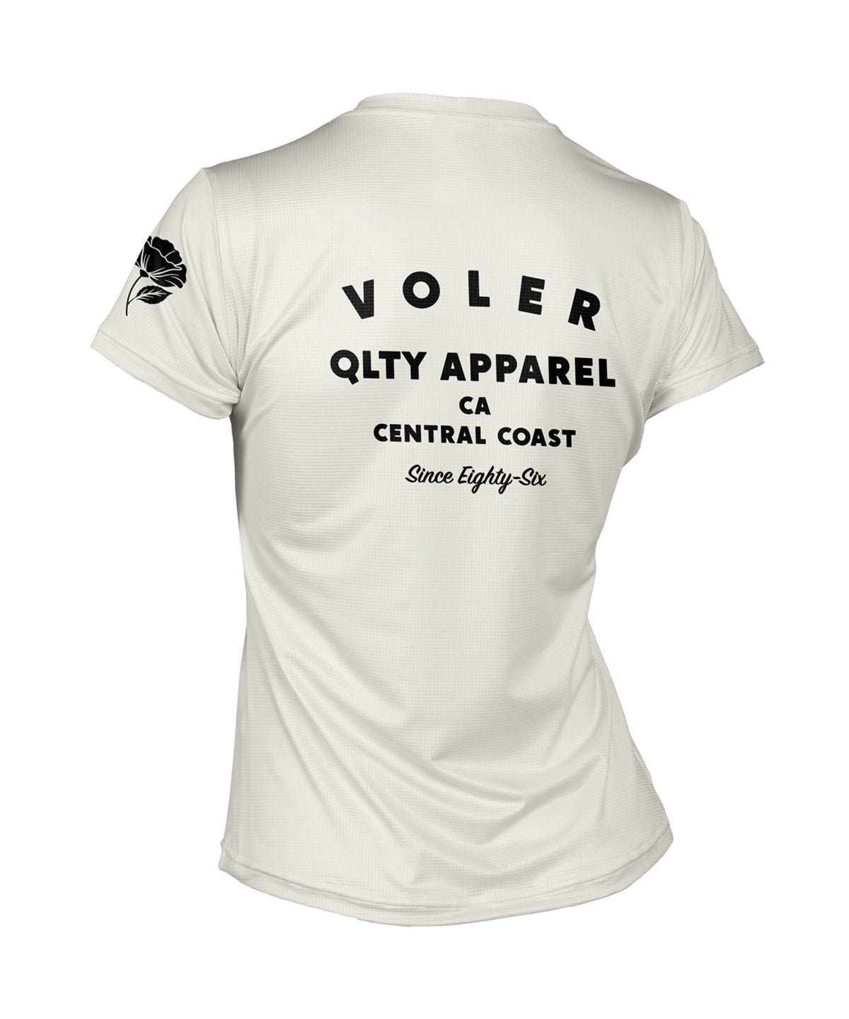 W. ENDURANCE AIR TEE - QLTY APPAREL - Voler - BLACK - 1T201ZNBLK