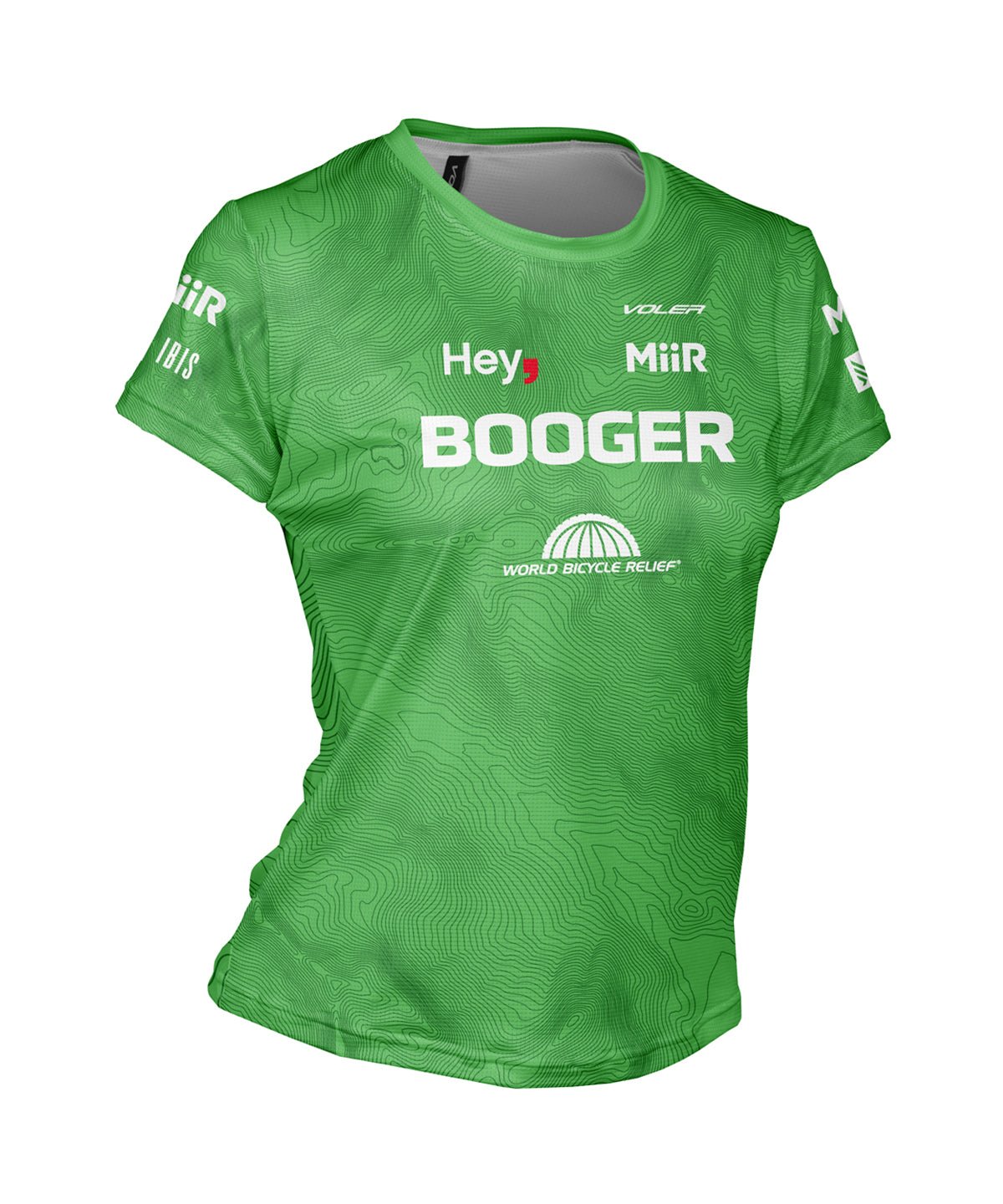 W. ENDURANCE AIR TEE - TEAM BOOGER - Voler - GREEN - 1T201WPGRN
