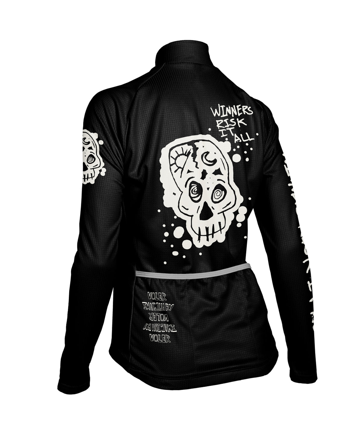 W. PELOTON THERMAL JERSEY - IMAGINARY WINNERS - Voler - BLACK - 1T201ZEBLK