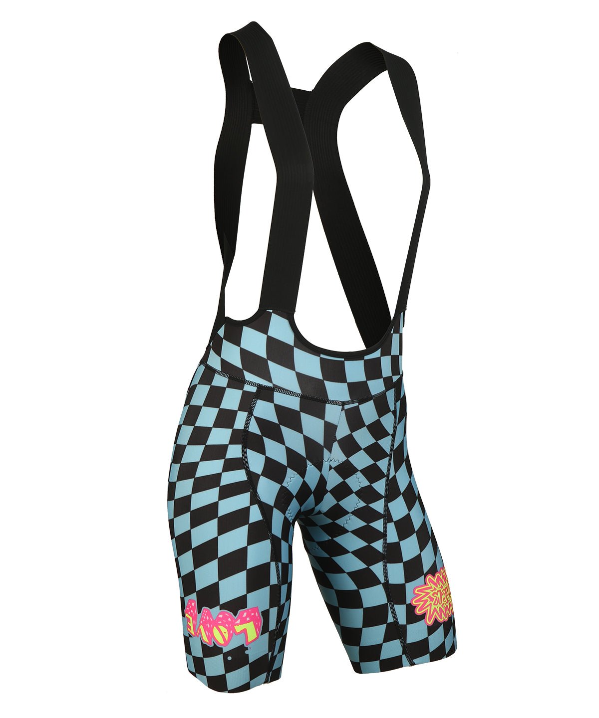 W. SUPER DROP TAIL BIB - IMAGINARY - Voler - BLACK MALIBU CHECKERS - 1120964BML