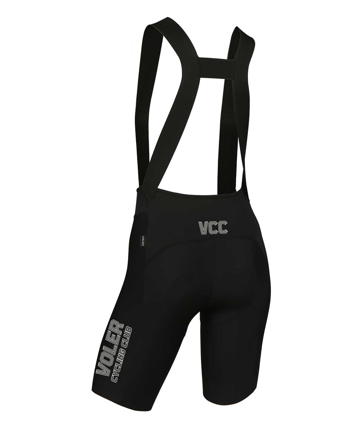W. SUPER DROP TAIL BIB - VOLER CYCLING CLUB - Voler - BLACK -