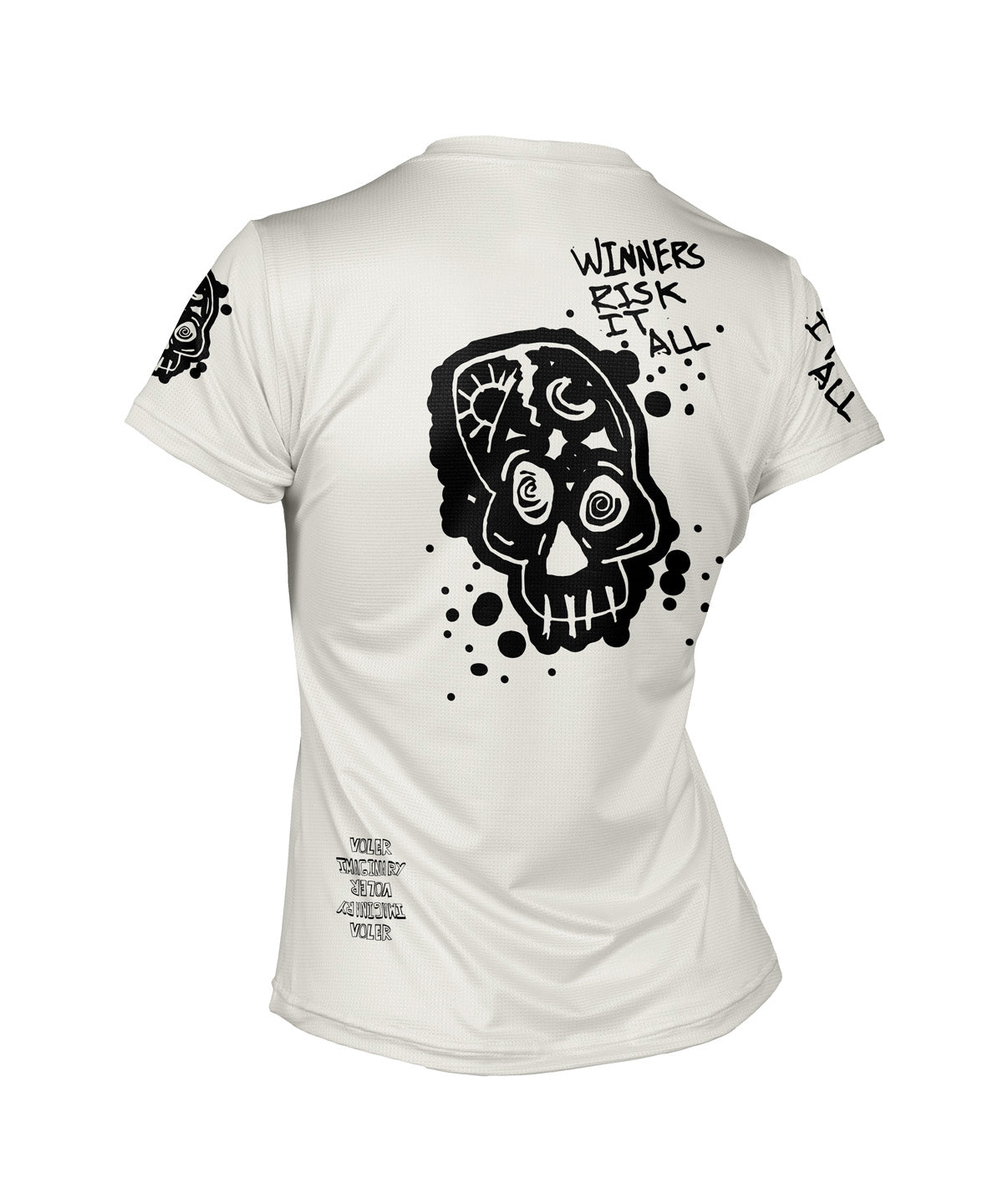 W. ENDURANCE AIR TEE - IMAGINARY WINNERS - Voler - BLACK - 1T201Z2BLK