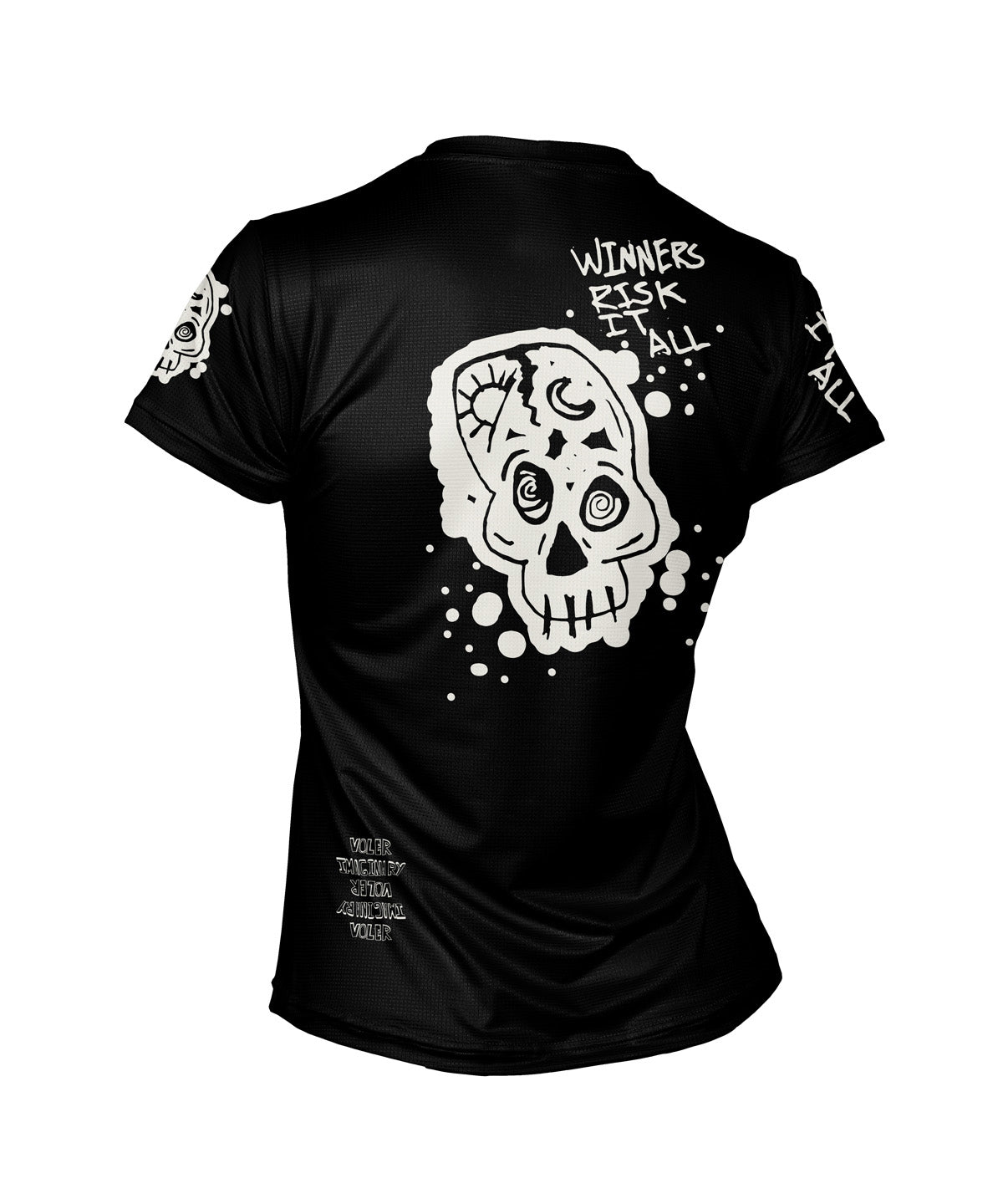 W. ENDURANCE AIR TEE - IMAGINARY WINNERS - Voler - BLACK - 1T201Z2BLK