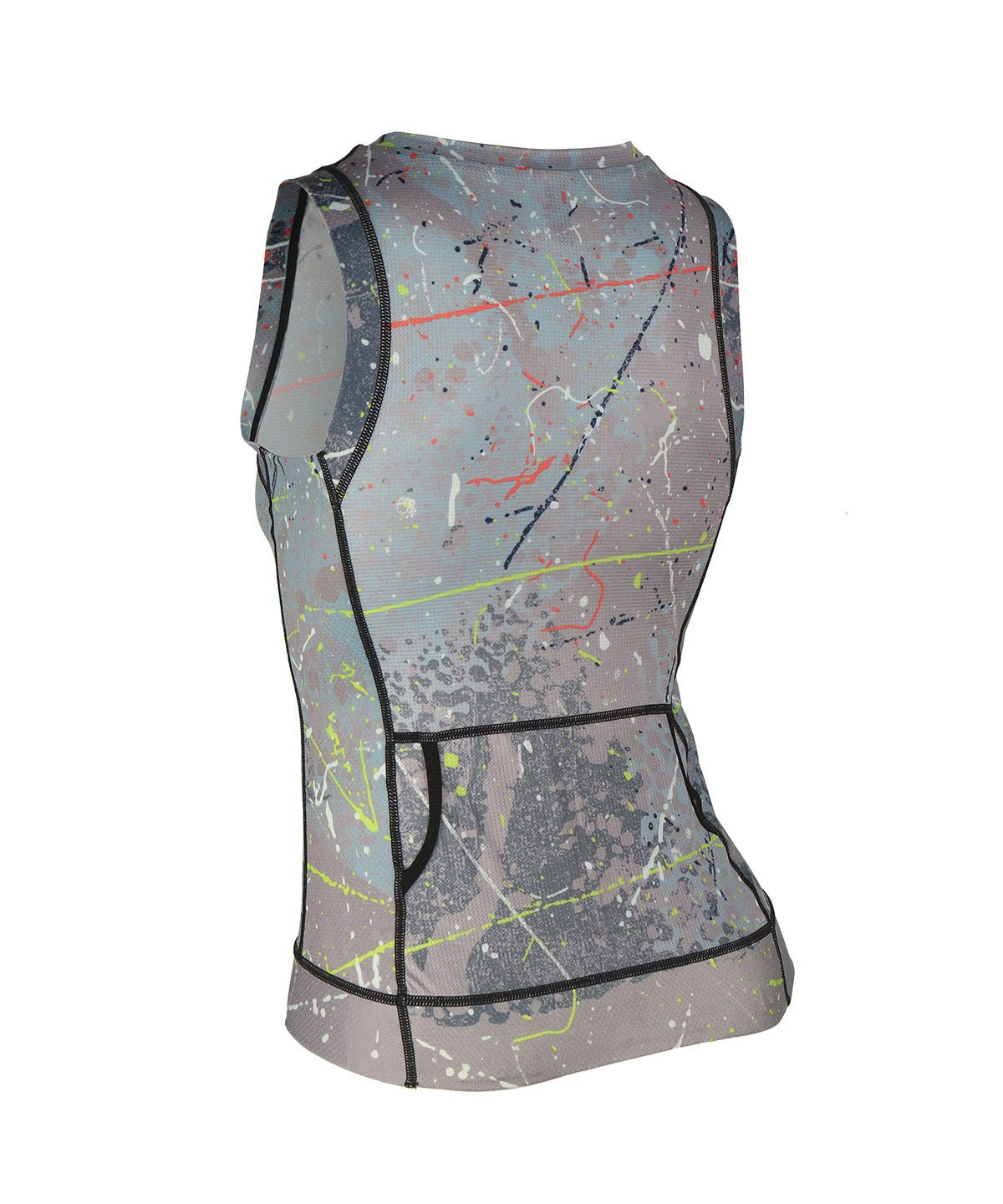 W. PERFORMANCE TRI SLEEVELESS TOP - GRUNGE - Voler - SLATE - 1020M84SLA