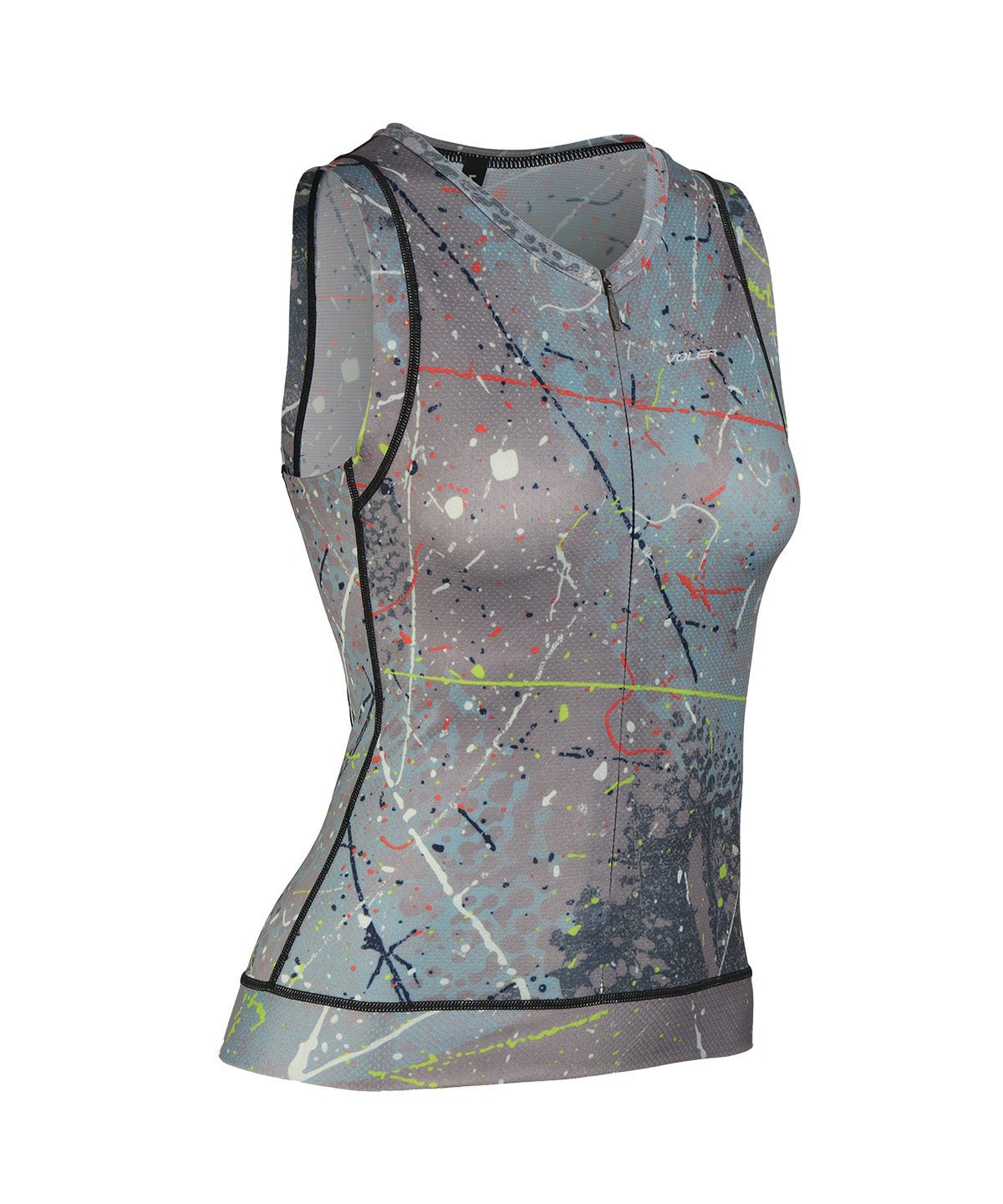 W. PERFORMANCE TRI SLEEVELESS TOP - GRUNGE - Voler - SLATE - 1020M84SLA