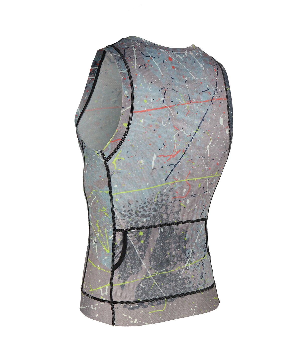 M. PERFORMANCE TRI SLEEVELESS TOP - GRUNGE - Voler - SLATE - 1010M84SLA