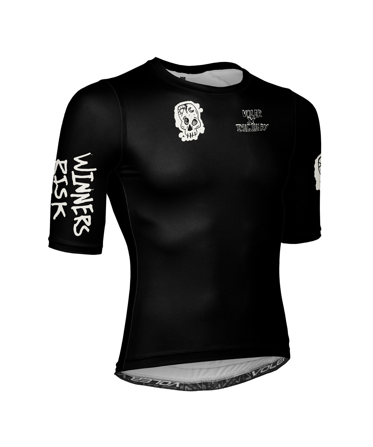 M. PRO AIR ZIPPERLESS JERSEY - IMAGINARY WINNERS - Voler - BLACK - 1T101Z1BLK