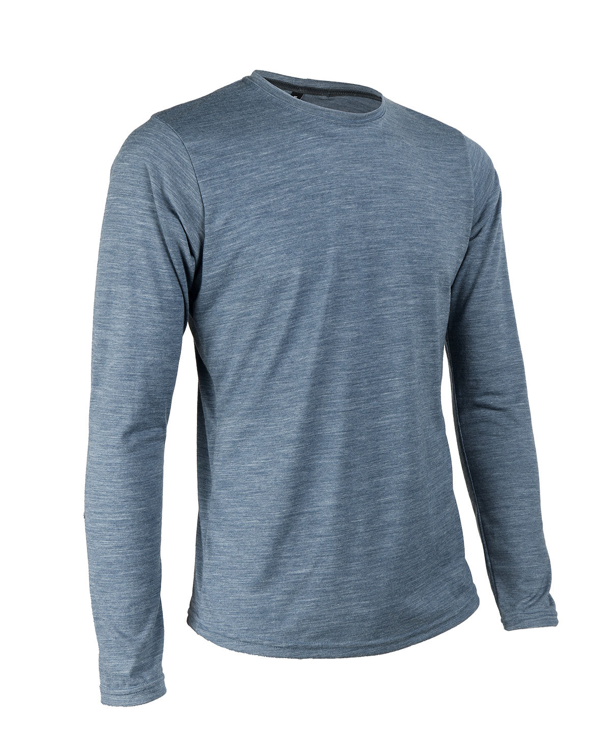 M. LIGHTWEIGHT MERINO LS TEE - SLATE HEATHER - Voler - XSM - 1010N55SLH