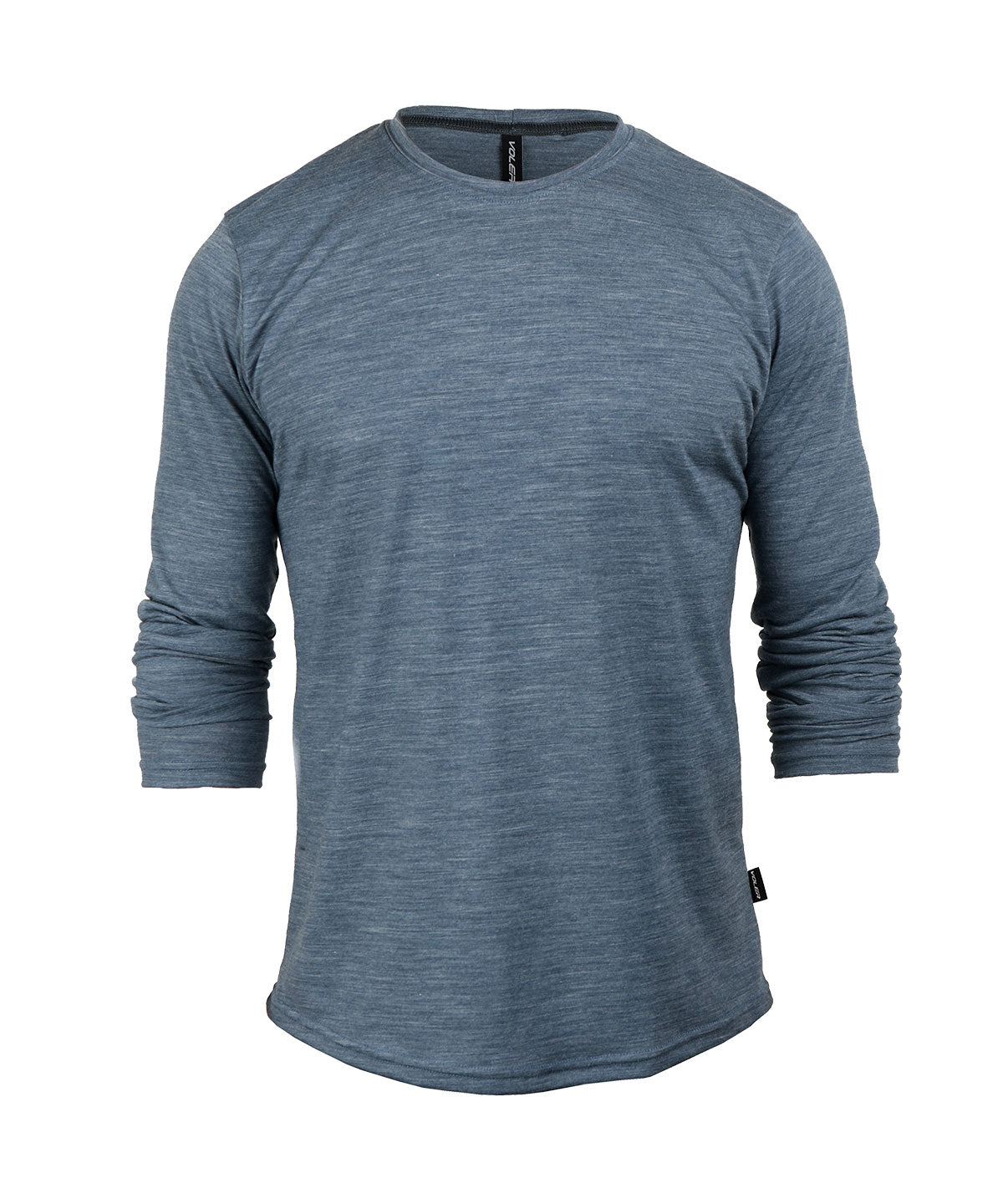M. LIGHTWEIGHT MERINO LS TEE - SLATE HEATHER - Voler - XSM - 1010N55SLH