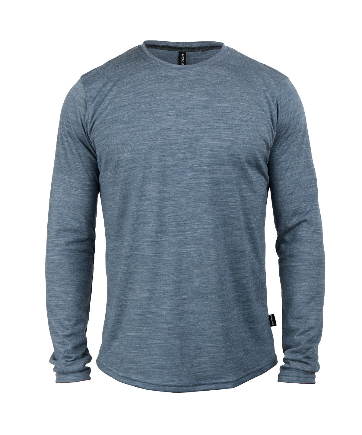 M. LIGHTWEIGHT MERINO LS TEE - Voler - SLATE HEATHER -