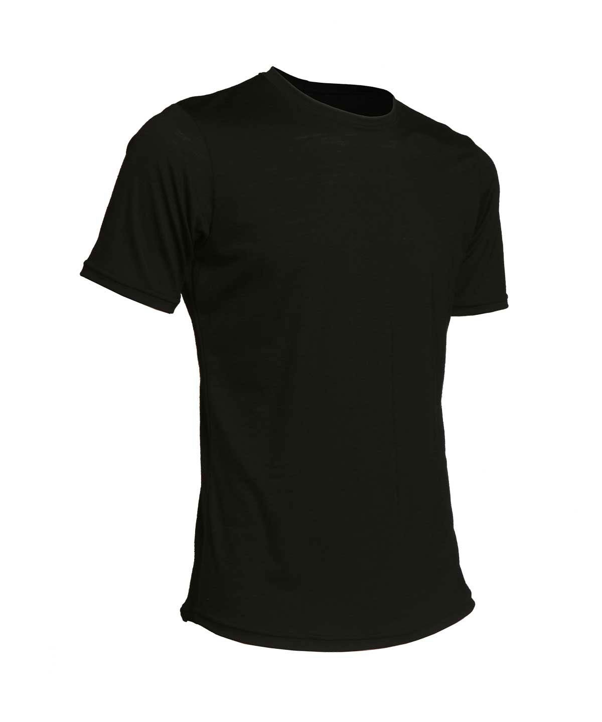 M. LIGHTWEIGHT MERINO TEE - BLACK - Voler - SML - 1010N60BLK