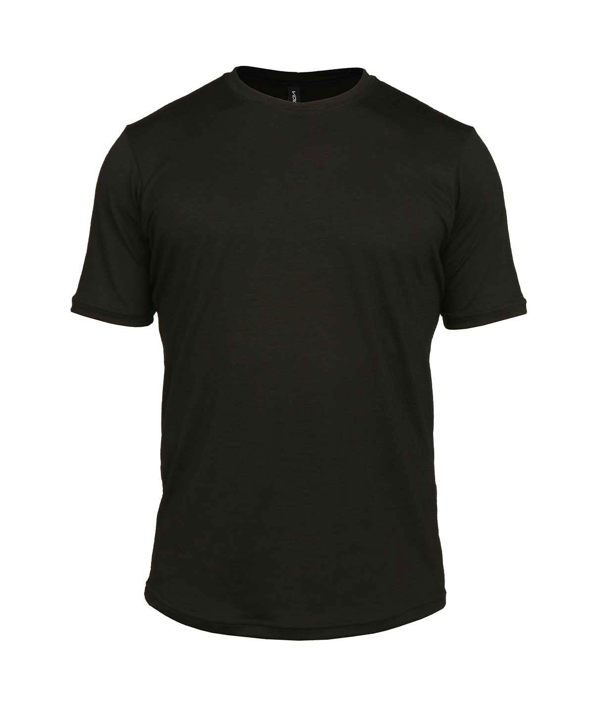 M. LIGHTWEIGHT MERINO TEE - Voler - BLACK -