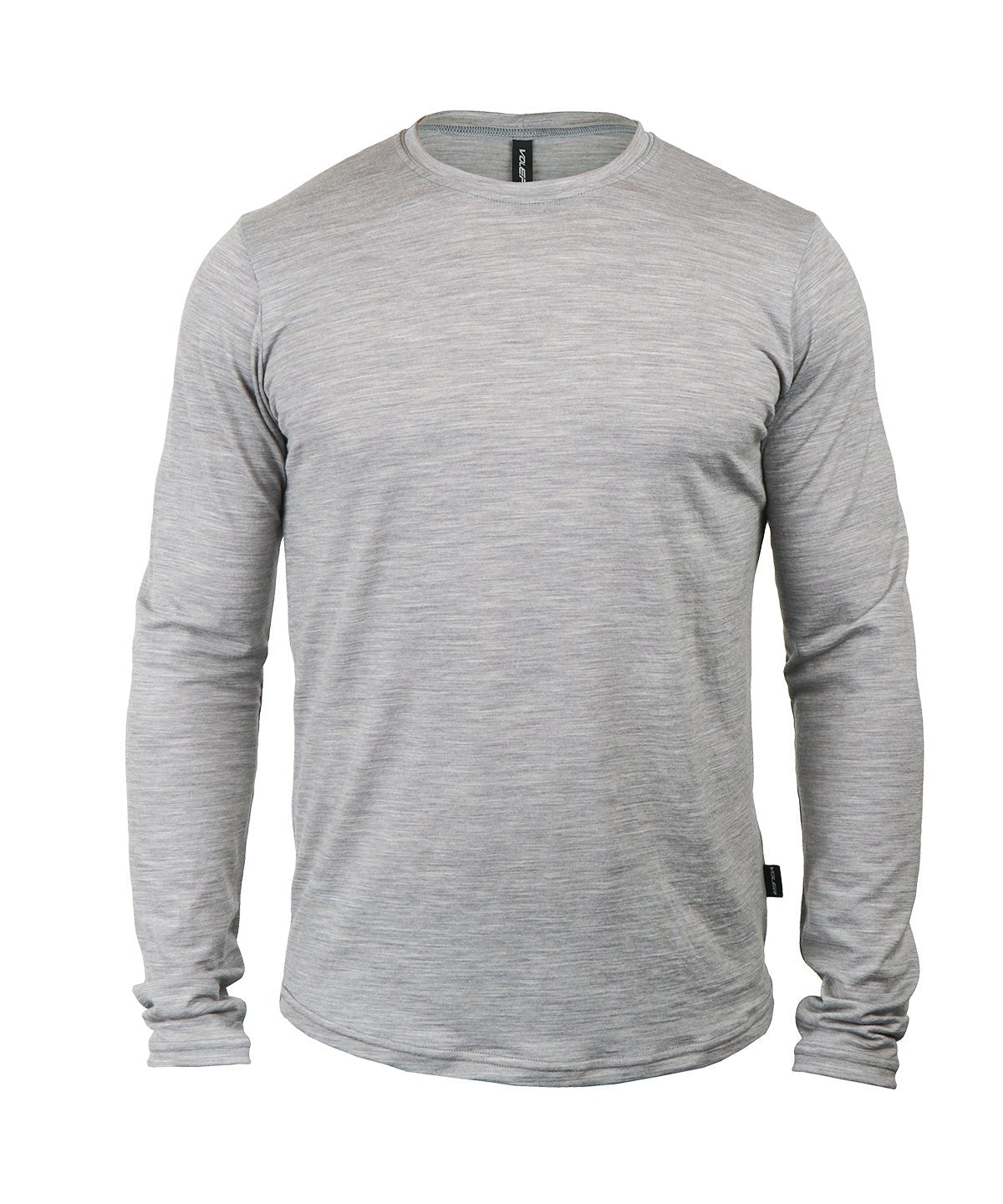 M. LIGHTWEIGHT MERINO LS TEE - Voler - HEATHER GREY -