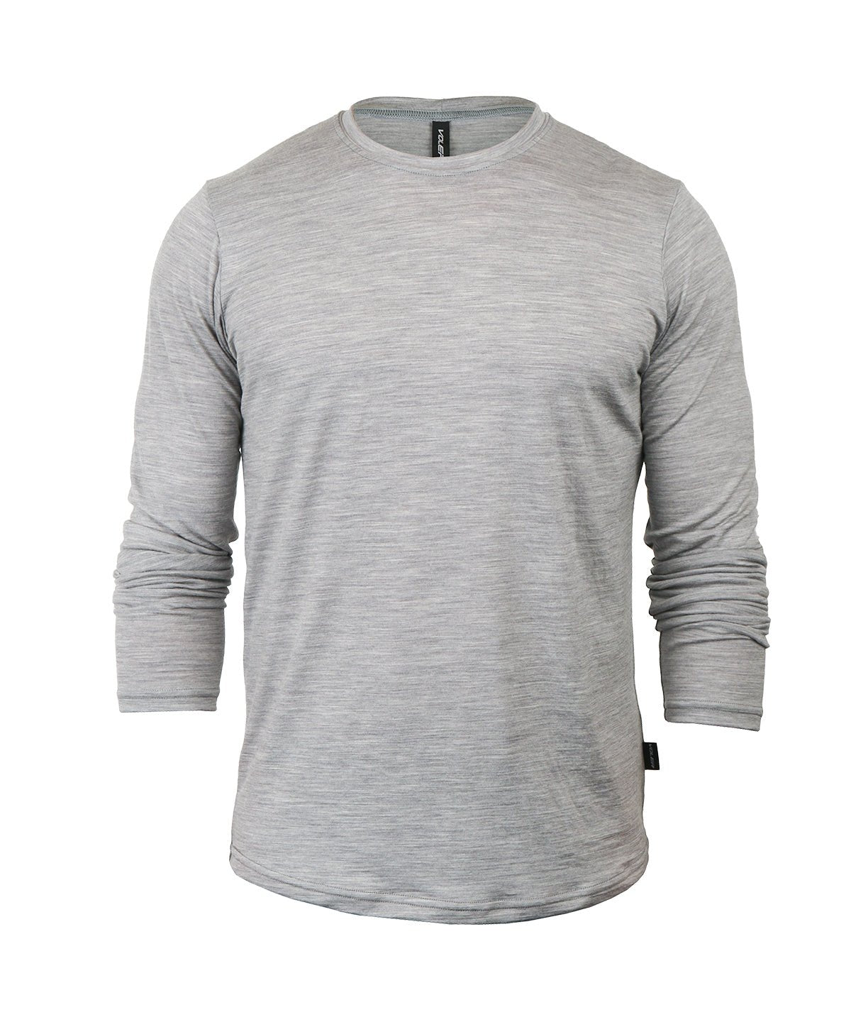 M. LIGHTWEIGHT MERINO LS TEE - GREY HEATHER - Voler - XSM - 1010N67GRH