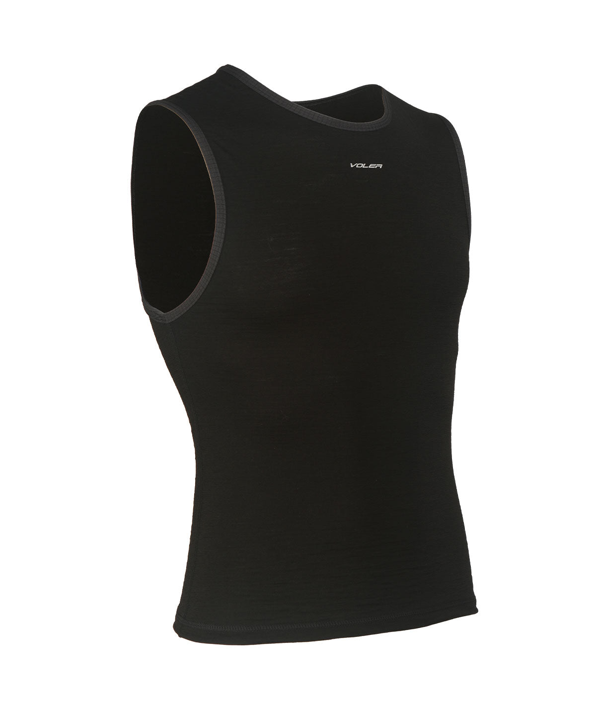 M. LIGHTWEIGHT MERINO TANK BASE - Voler - BLACK - 1010N26BLK