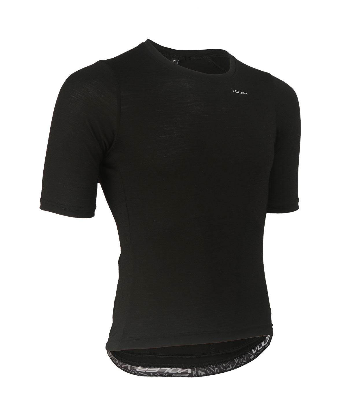 M. LIGHTWEIGHT MERINO ZIPPERLESS JERSEY - BLACK - Voler - XSM - 1010N59BLK