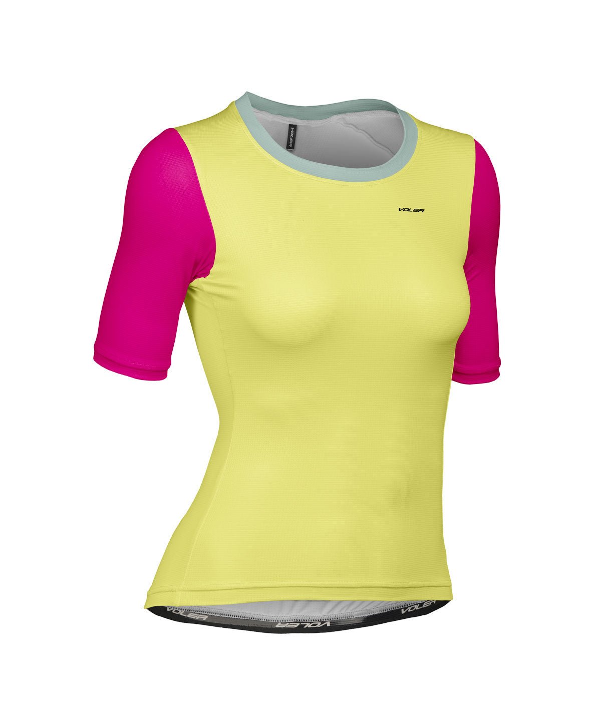 W. PRO AIR ZIPPERLESS - COLORBLOCK - Voler - LEMON SORBET AND HYPER PINK - 1T2022JLSR